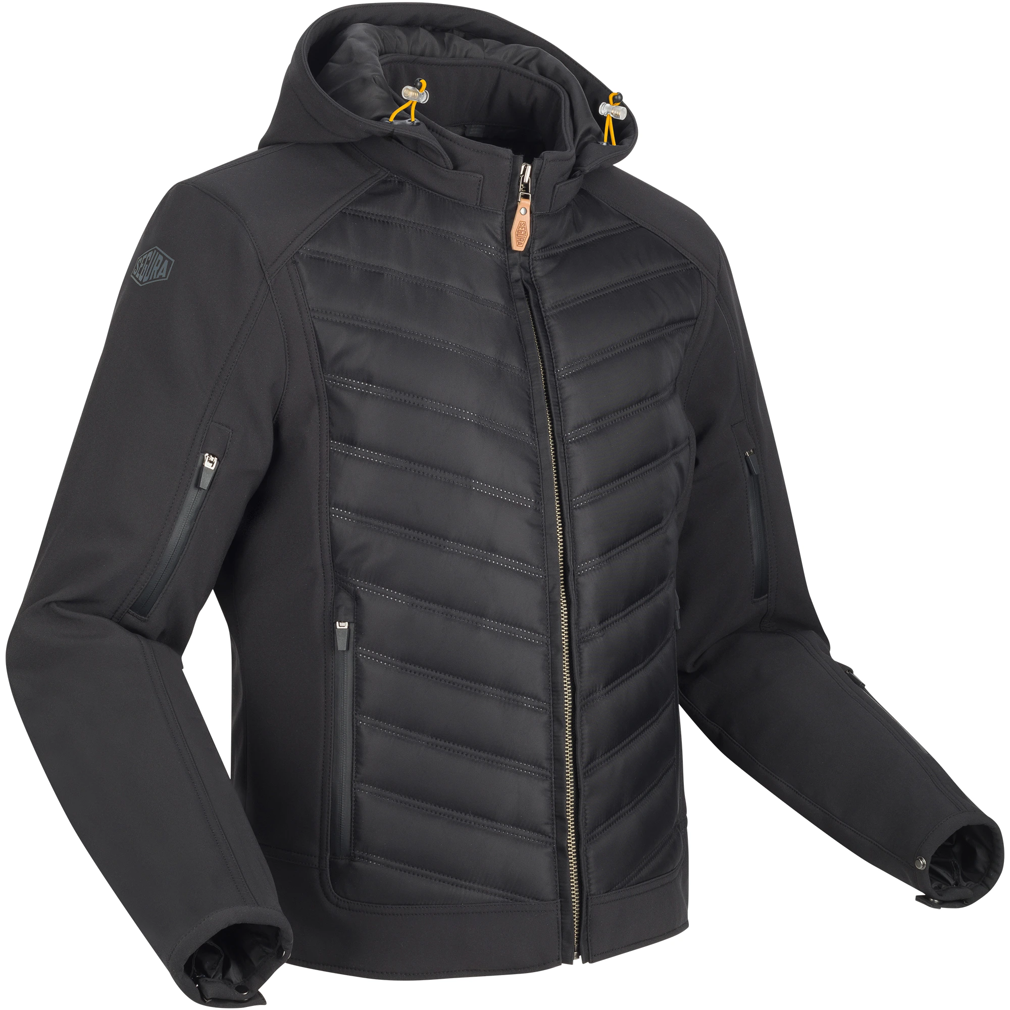 Segura Segura Natcho 2 Textile Jacket - Black / Yellow