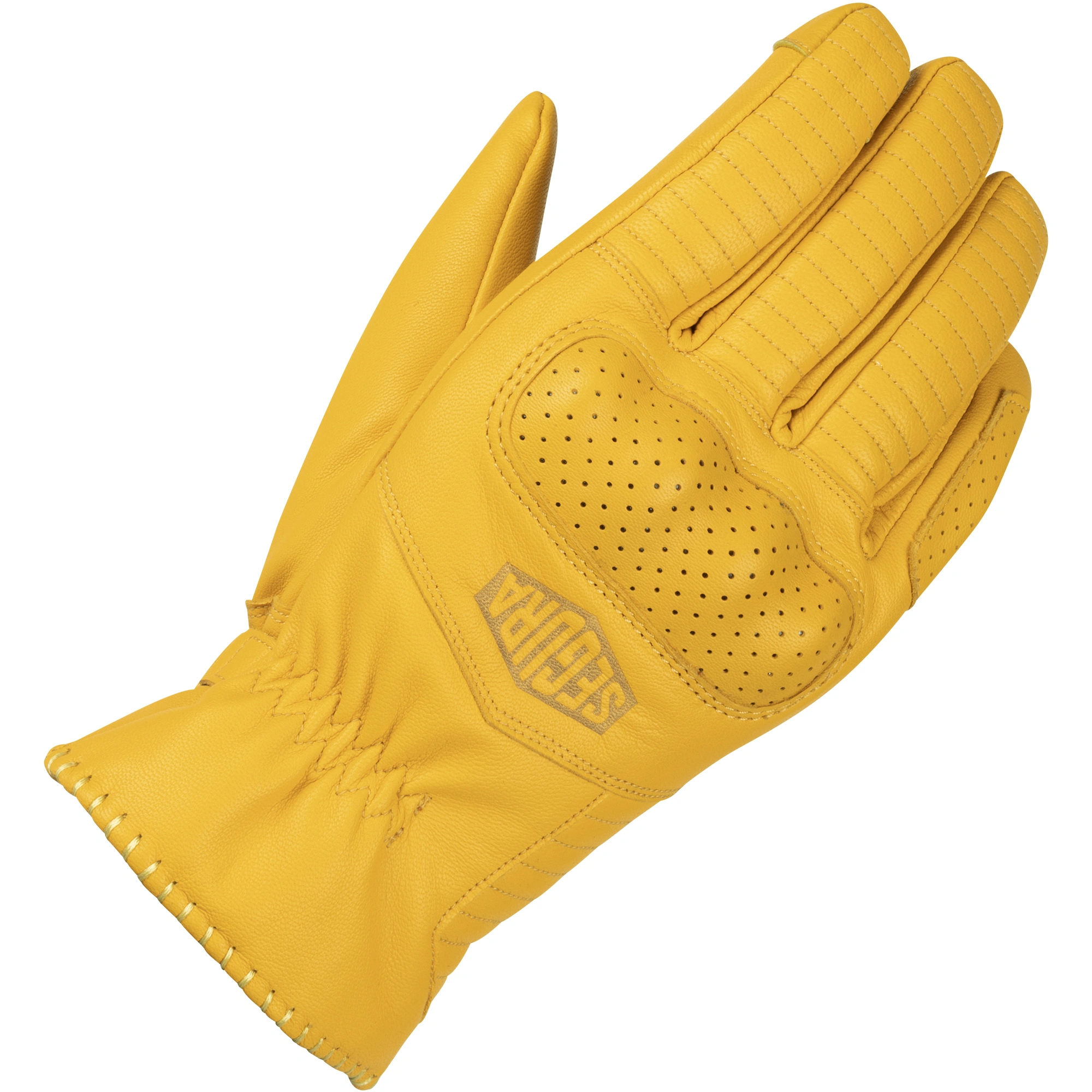 Segura Segura Panther Leather Gloves - Beige