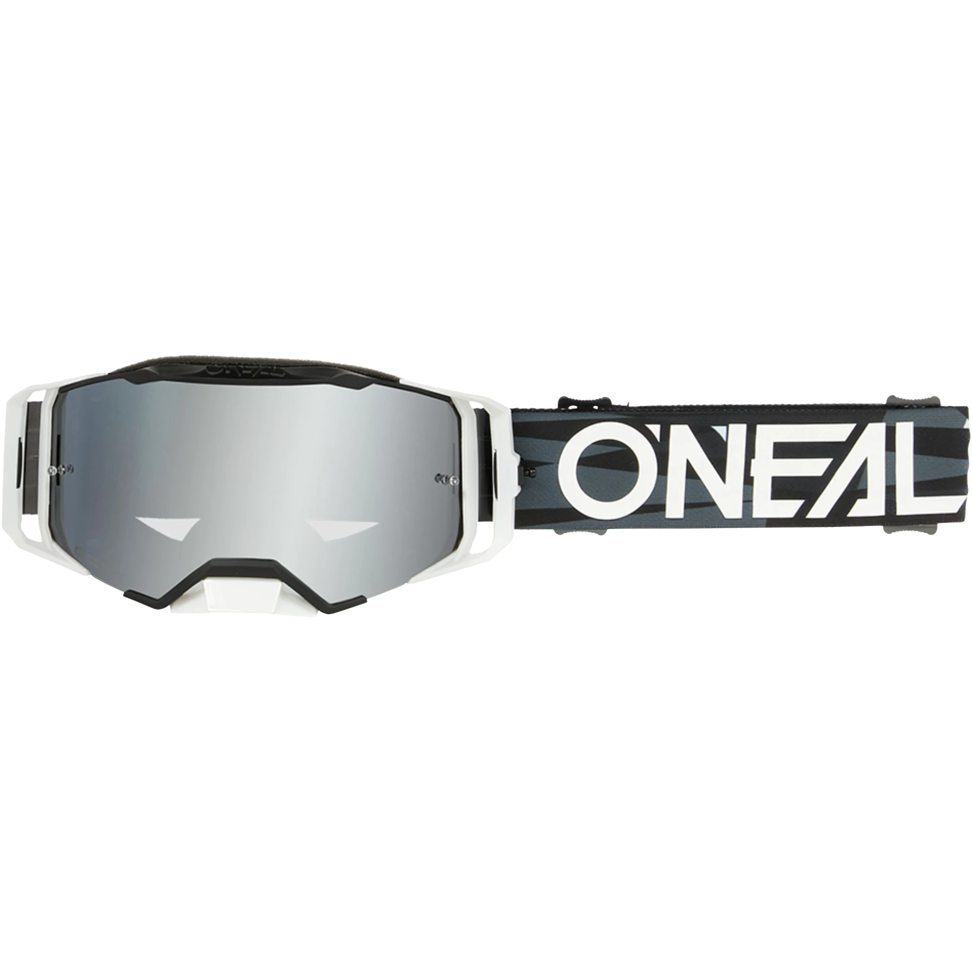 O'Neal O'Neal B-33 Goggles - Ictus Black / White / Silver Mirror