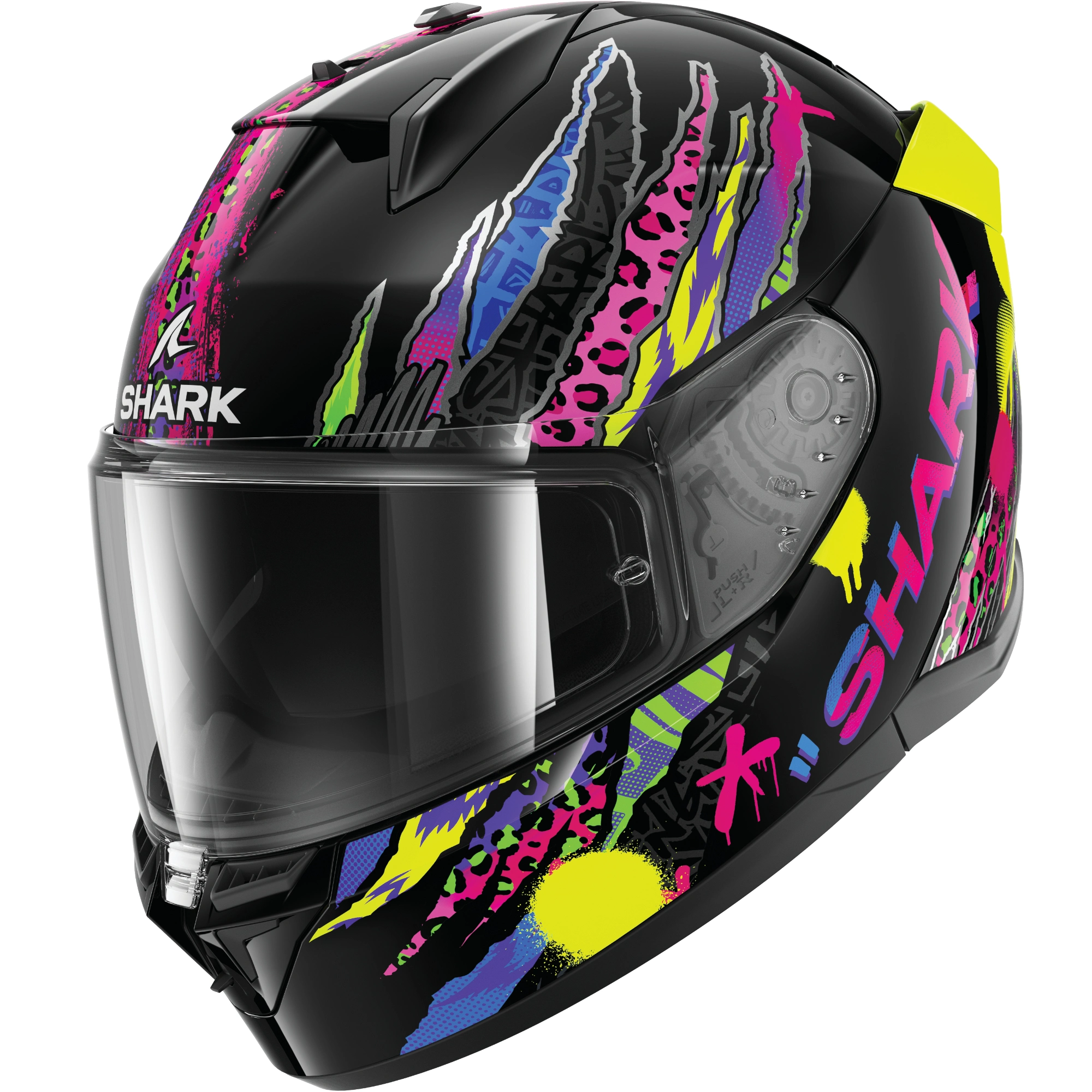 Shark Shark D-Skwal 3 - Fawn Black / Purple / Blue / Yellow