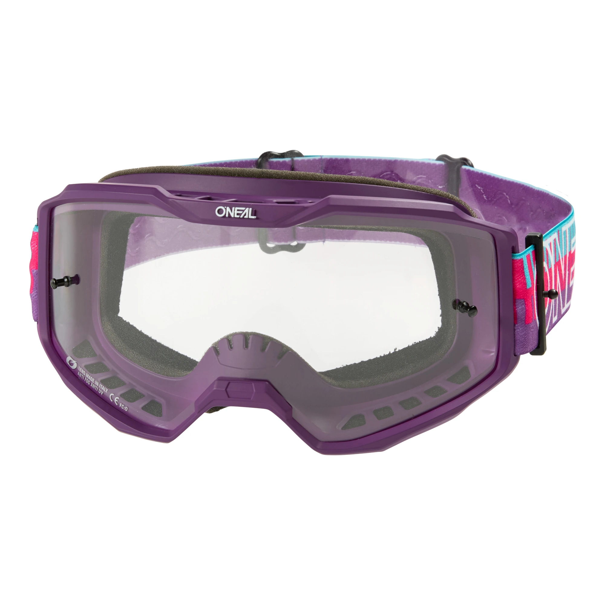 O'Neal O'Neal B-10 Goggles - Striped Pink / Purple