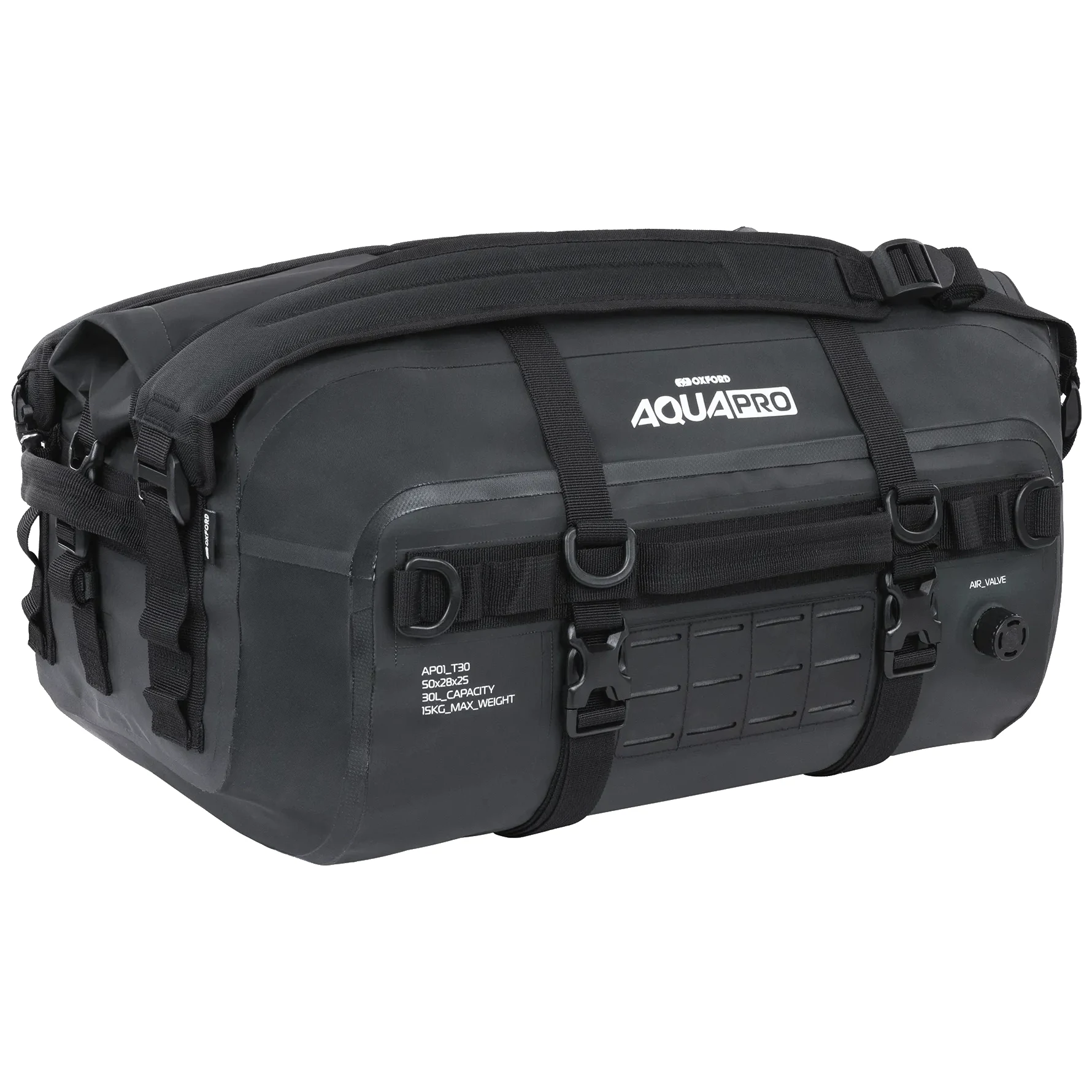 Oxford Oxford Aqua Pro T30 Roll-Bag Black