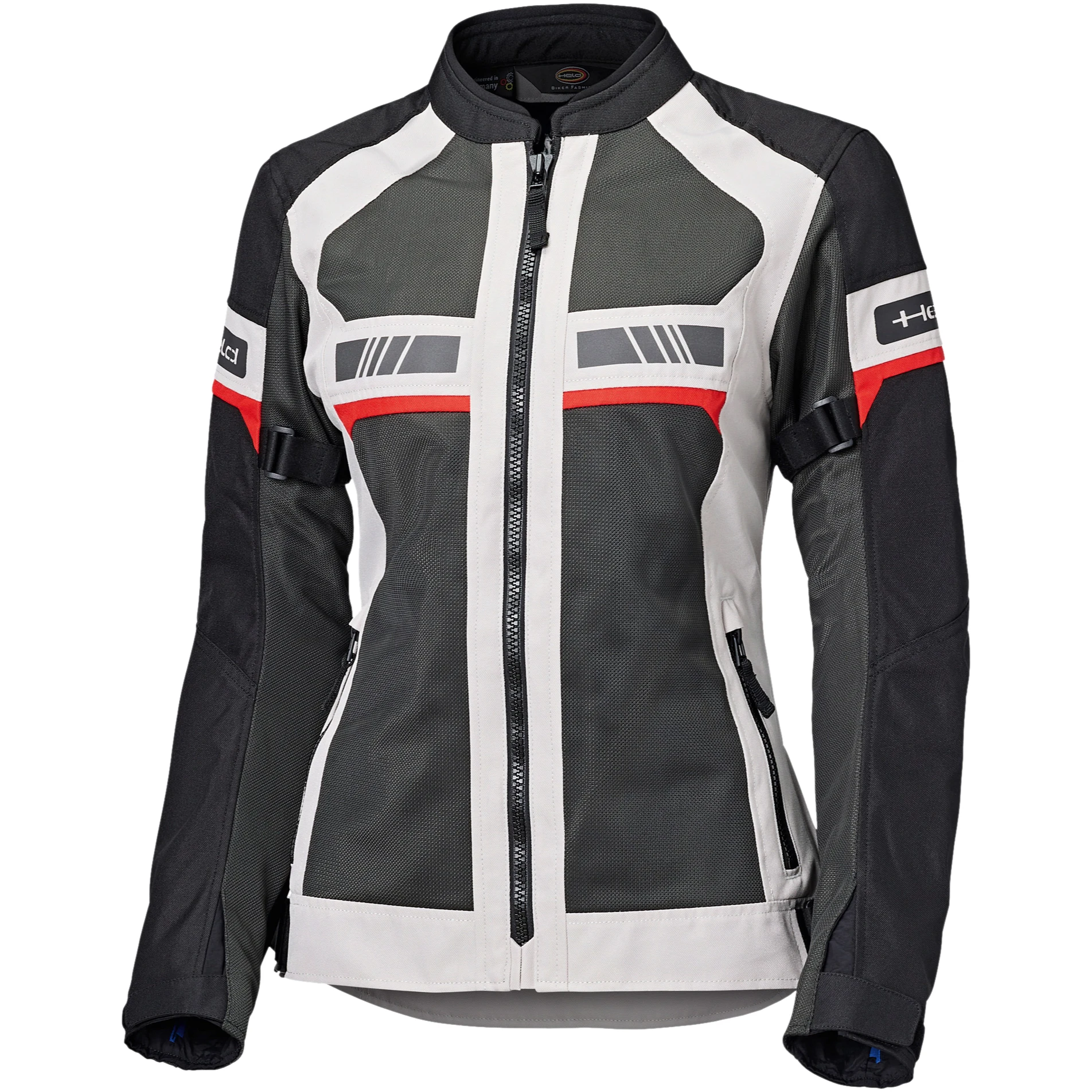 Held Held Ladies Tropic 4 Textile Mesh Jacket - Grey / Red