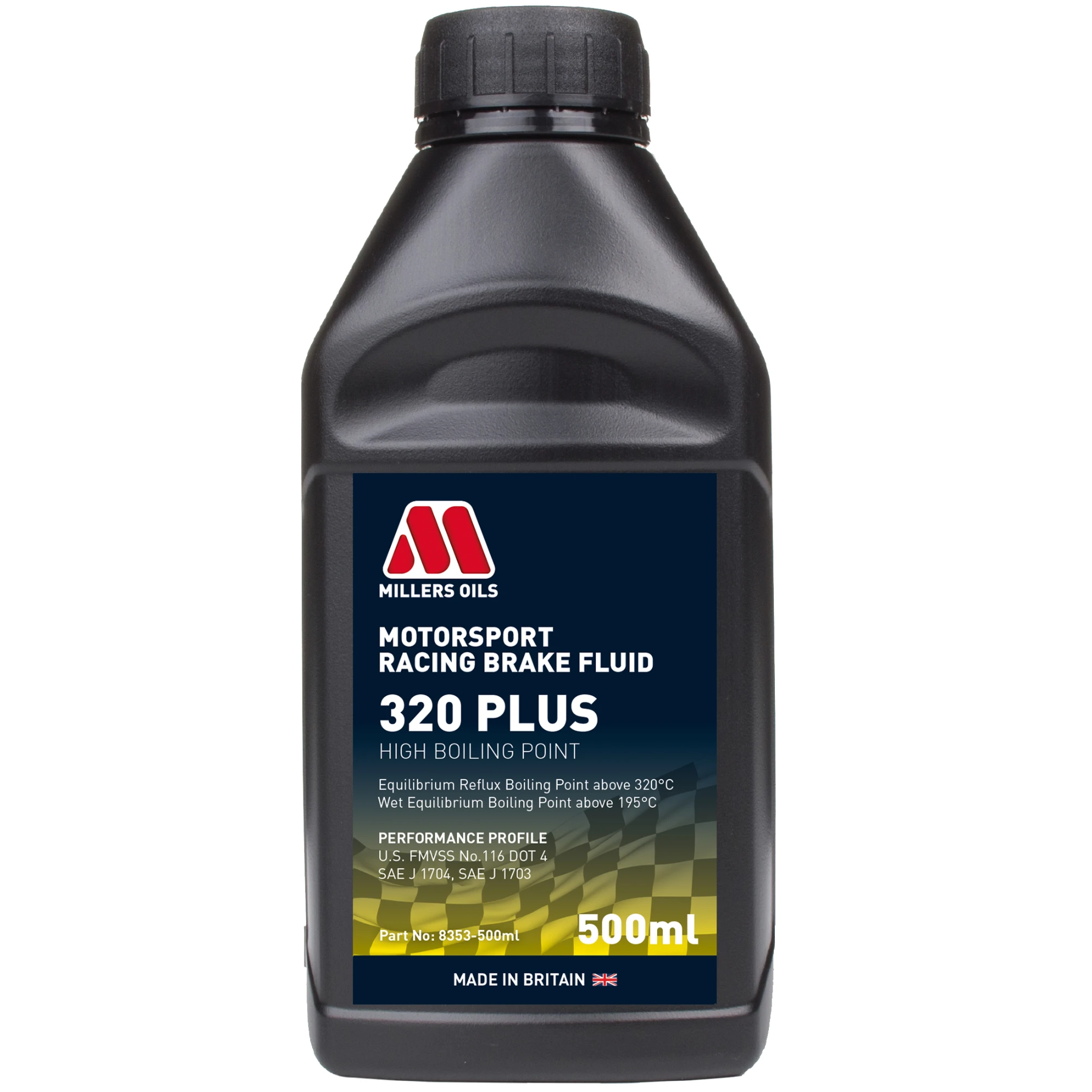 Millers Oils Millers Oils Motorsport Racing Brake Fluid 320 Plus - 500ml
