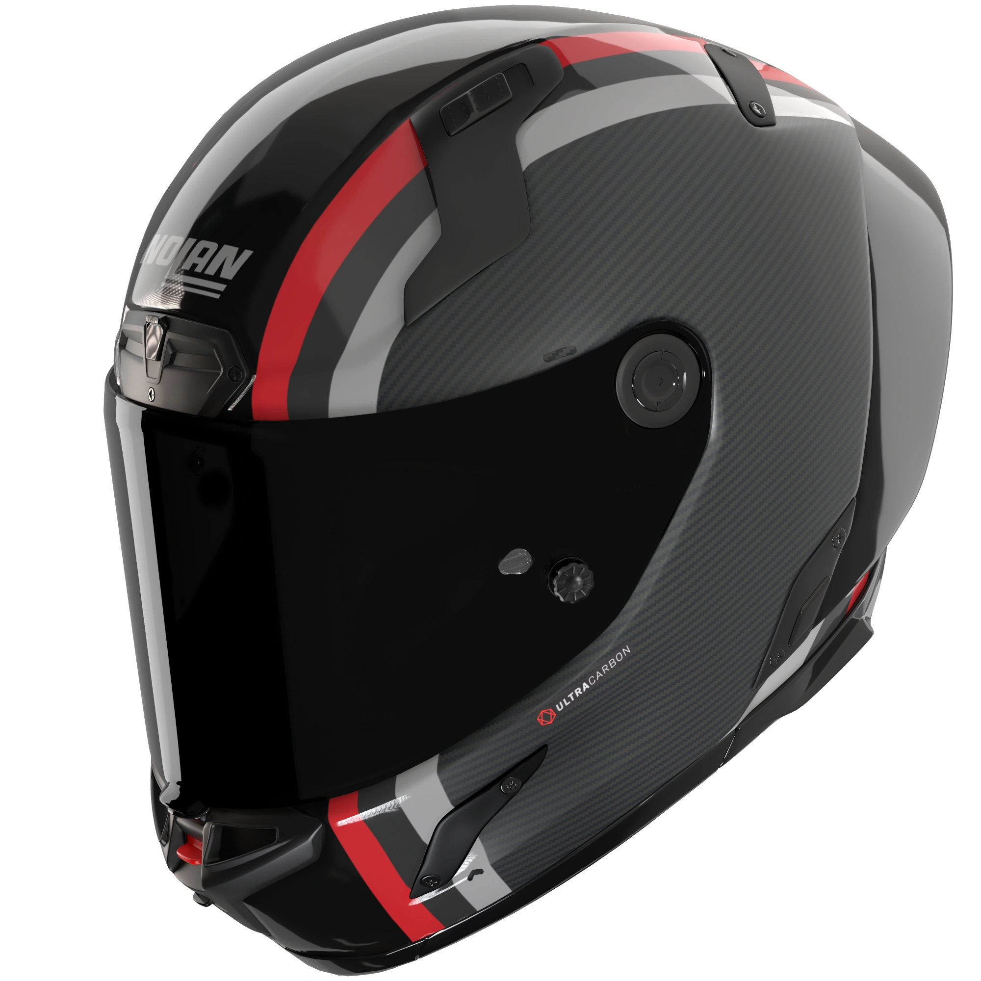 Nolan Nolan X-804 RS Ultra Carbon Gemini - Carbon / Red / Anthracite