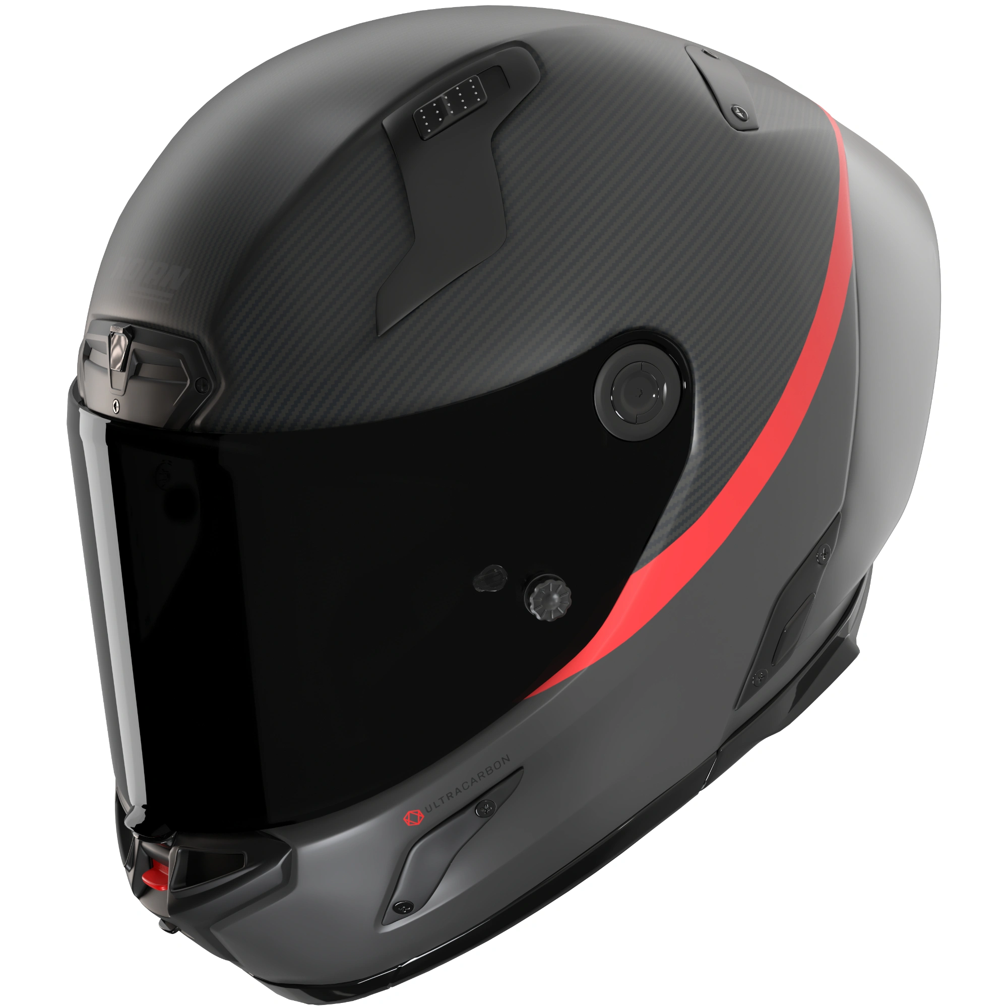 Nolan Nolan X-804 RS Ultra Carbon D.O.C. - Carbon / Matt Red