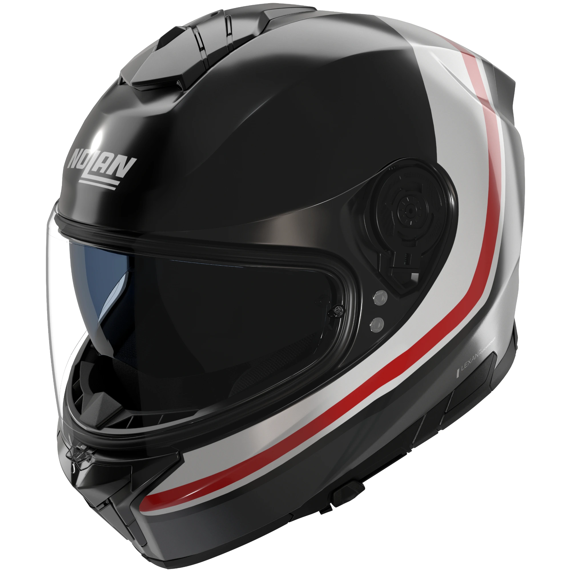 Nolan Nolan N80-8 Incline - Black / White / Red / Grey