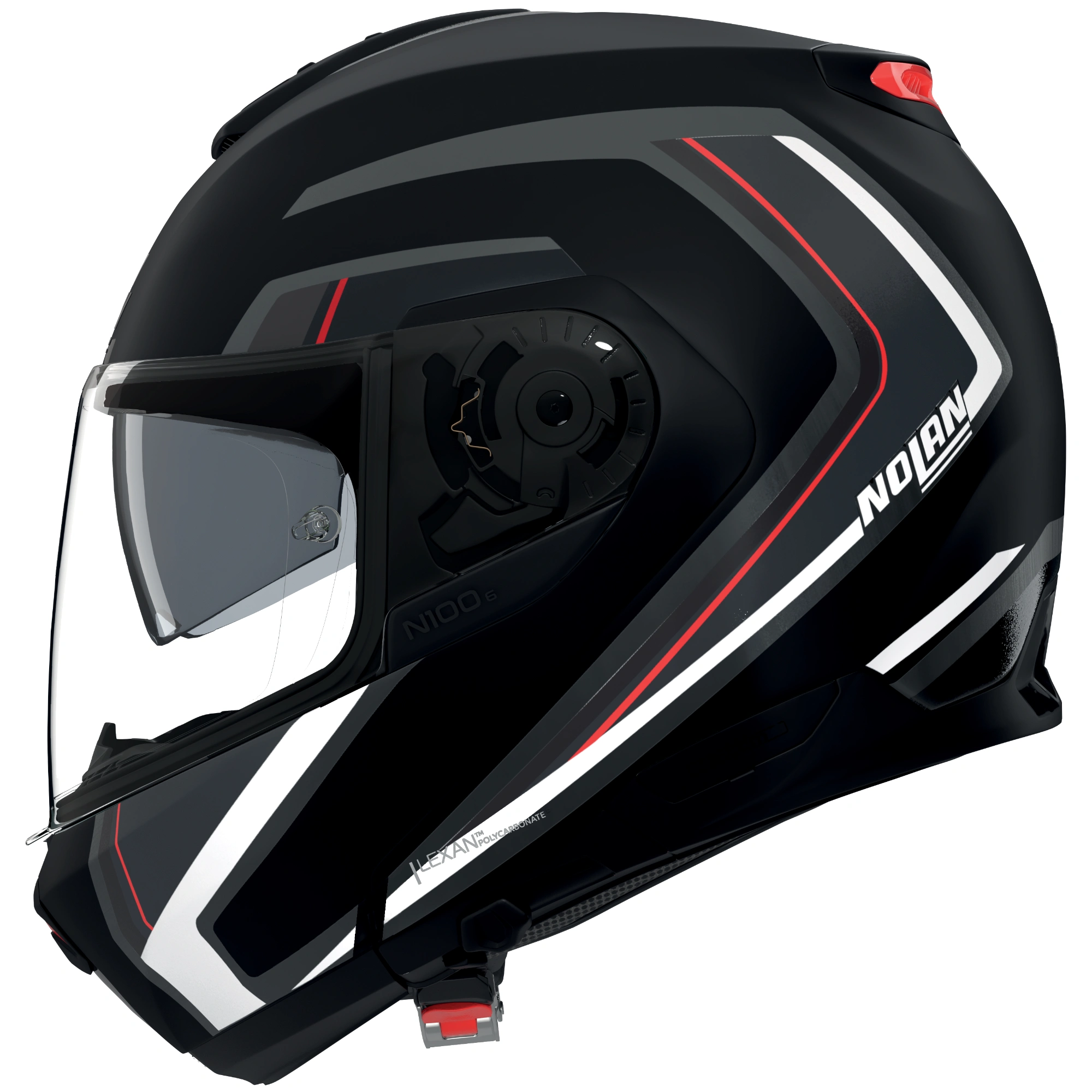 Nolan Nolan N100-6 Radiante - Black / Grey / Matt Red