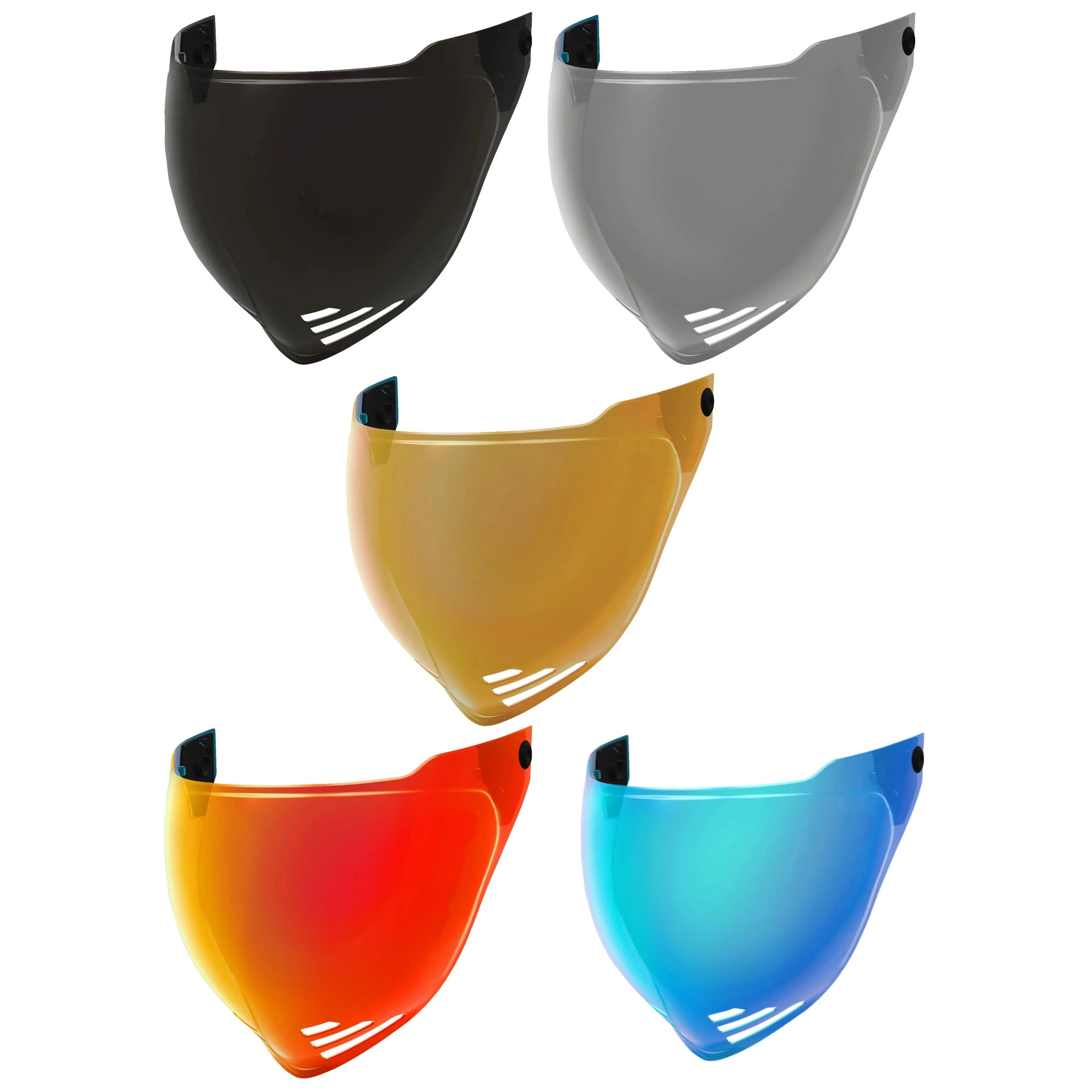 Icon Icon Domain Bubble Race Visor - Not Road Legal