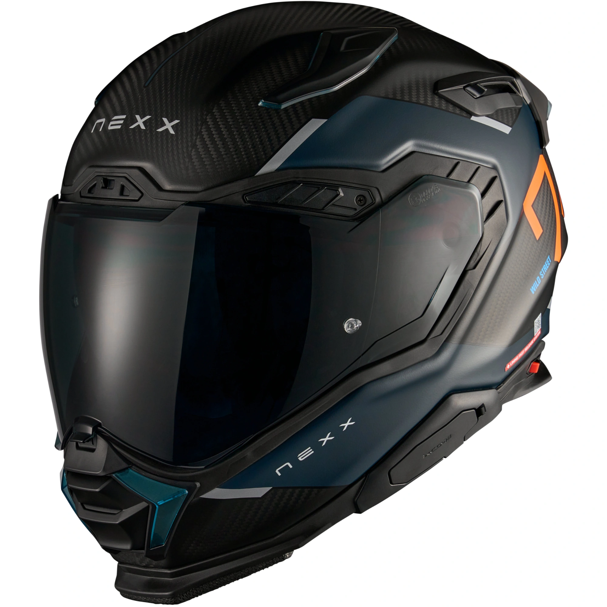 Nexx Nexx X.WST3 Carbon - Manga Blue / Orange