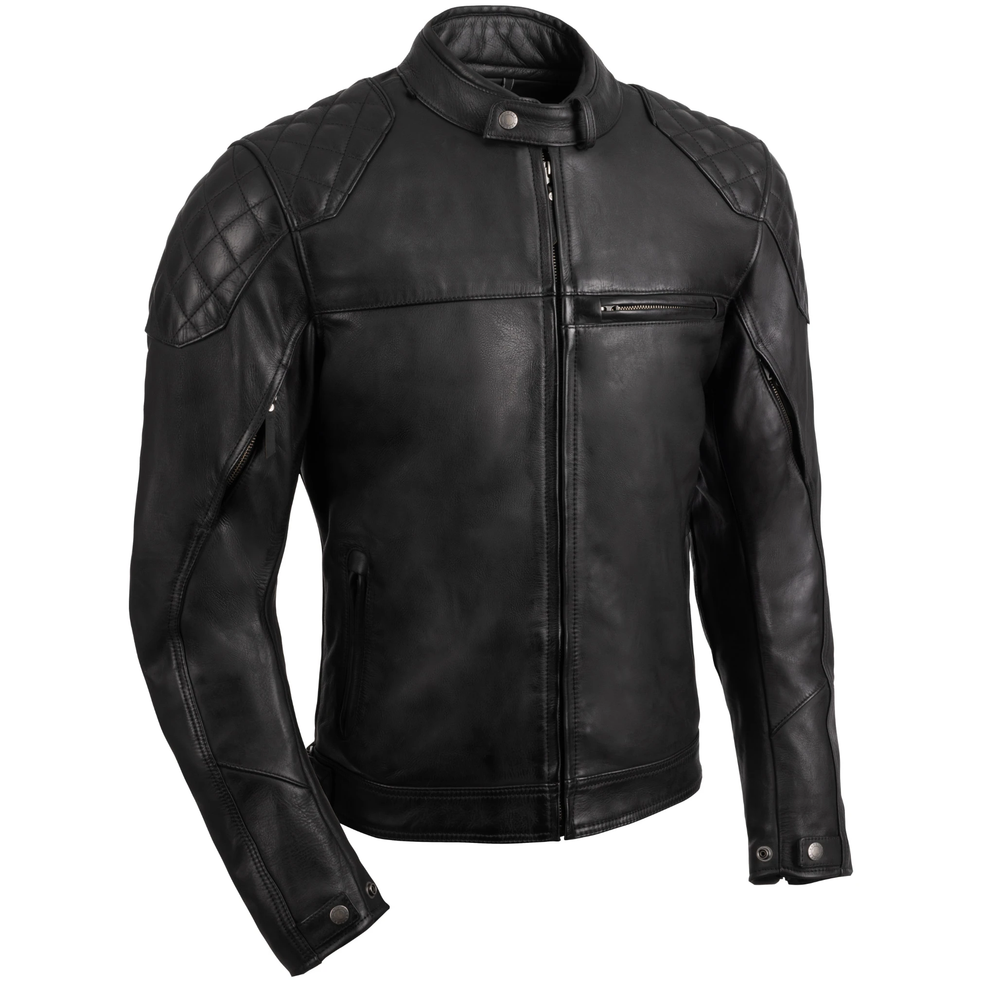 Oxford Clothing Oxford Route 73 3.0 Leather Jacket - Black