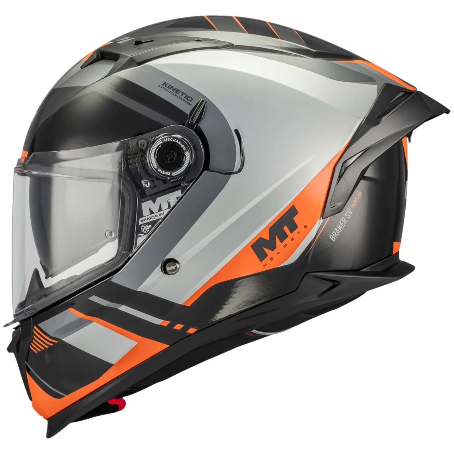 MT MT Braker SV - Inception Gloss Black / Grey / Orange