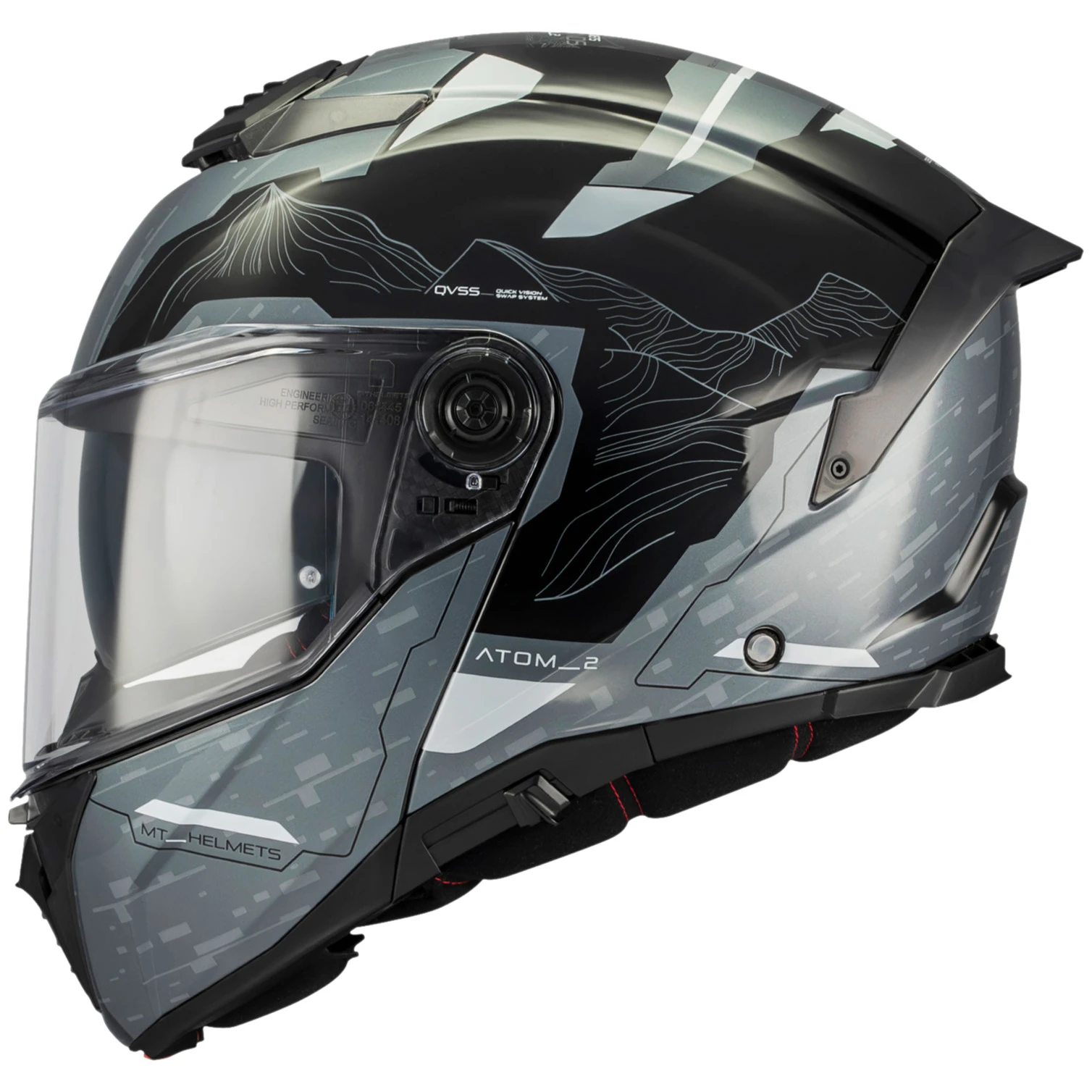MT MT Atom 2 SV - Highlands Gloss Black / Grey / White
