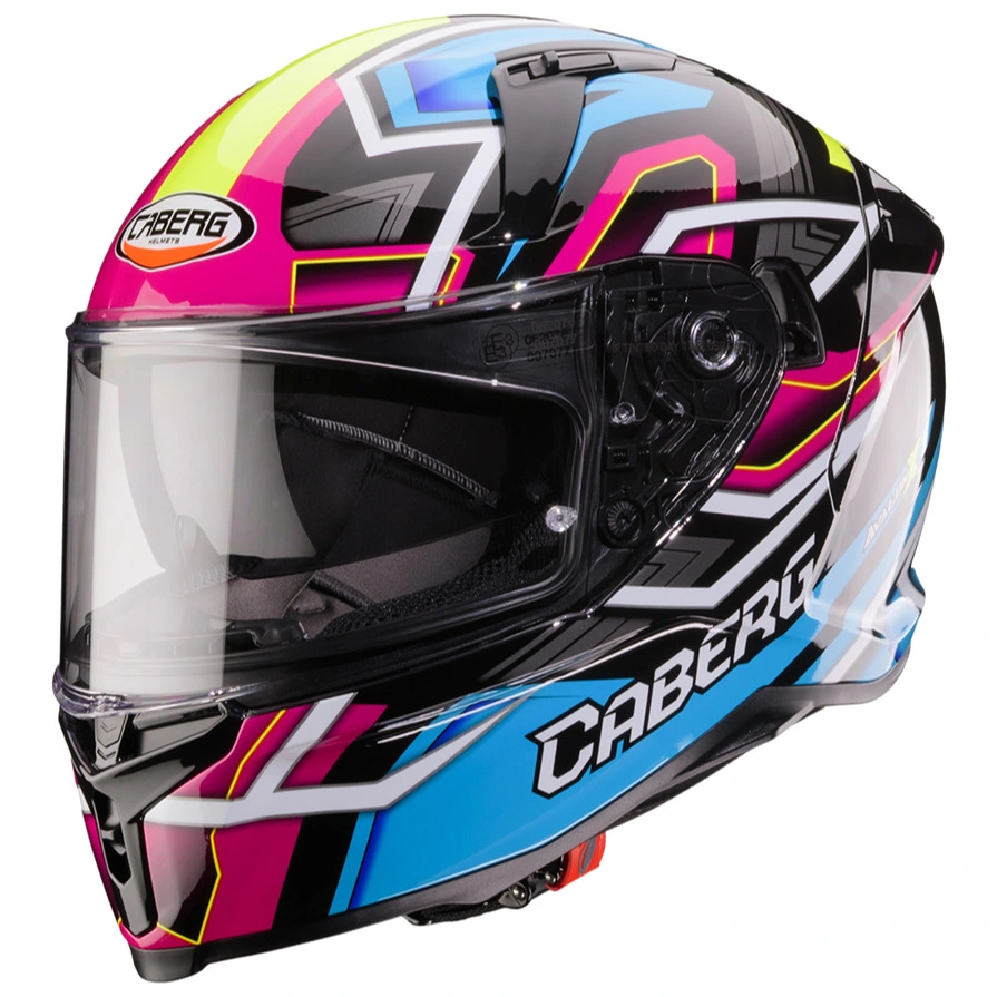 Caberg Caberg Avalon X - Brama Black / Light Blue / Fluo Yellow / Fuchsia
