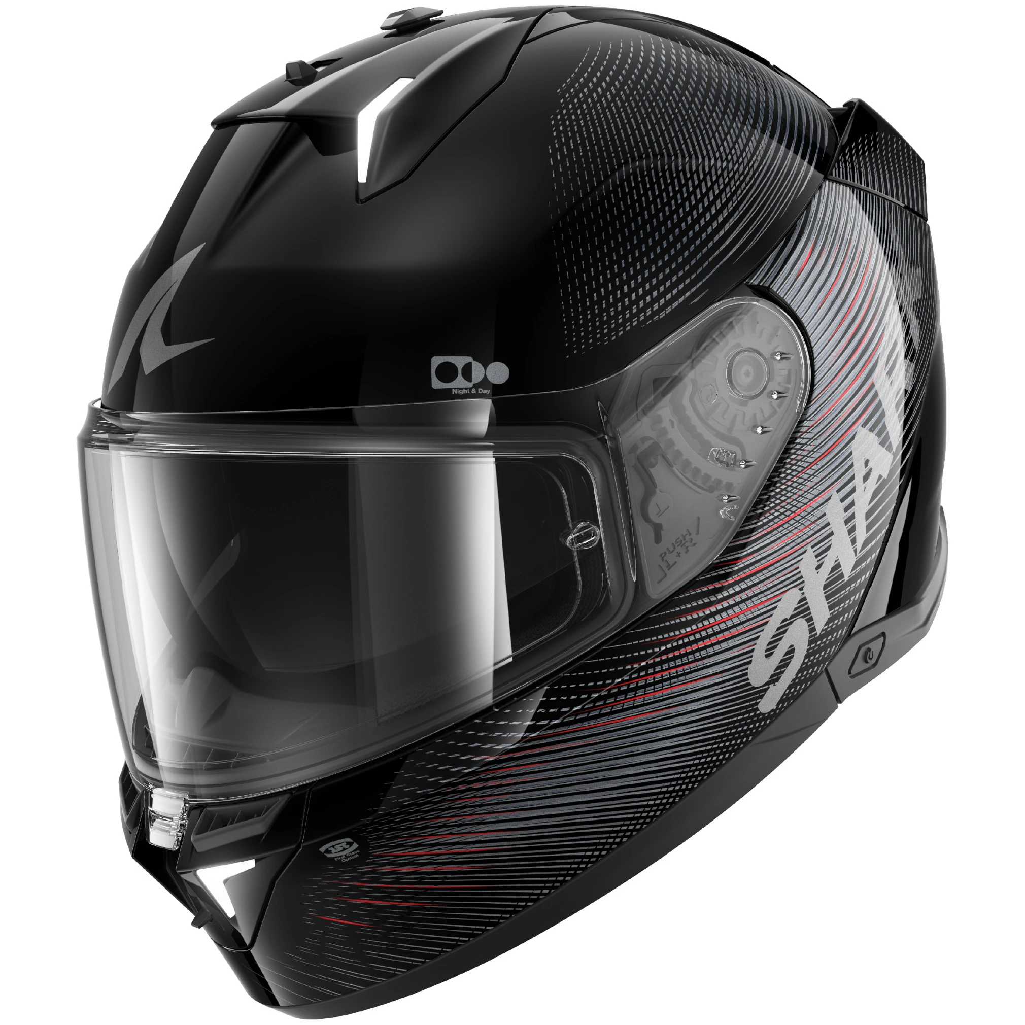 Shark Shark Skwal i3 - SP Lyne Carbon / Anthracite / Red