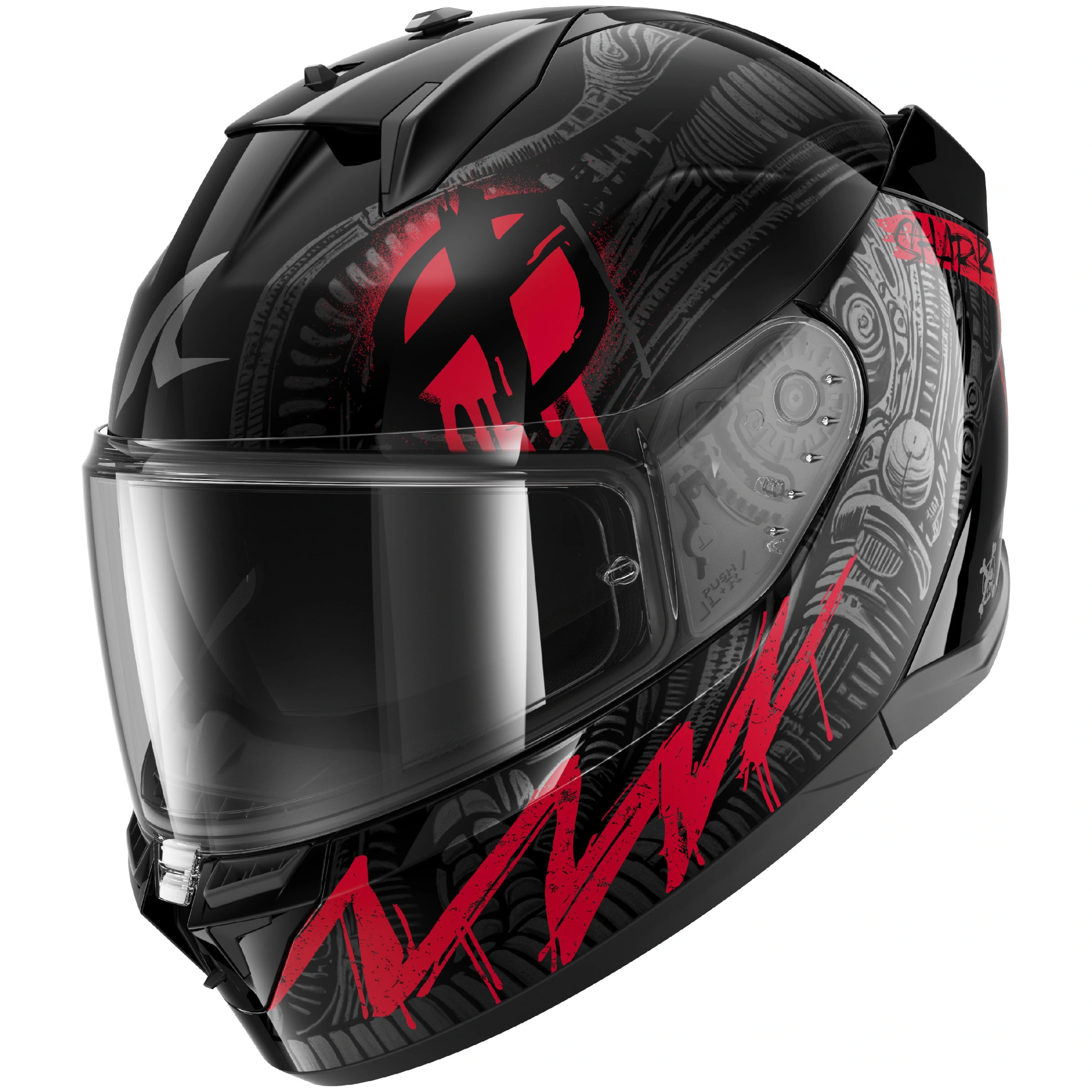 Shark Shark D-Skwal 3 - Shiever Black / Anthracite / Red