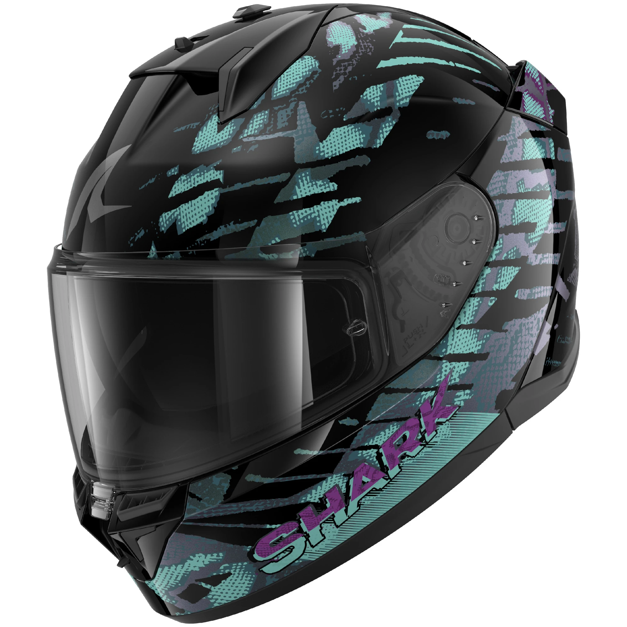 Shark Shark D-Skwal 3 - Reptaia Matt Black / Pearl