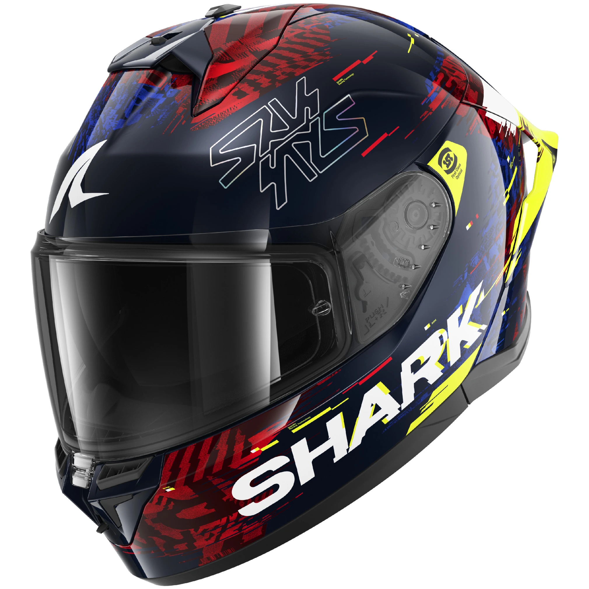 Shark Shark Skwal Cup - Speed-Vibe Blue / Red / Yellow