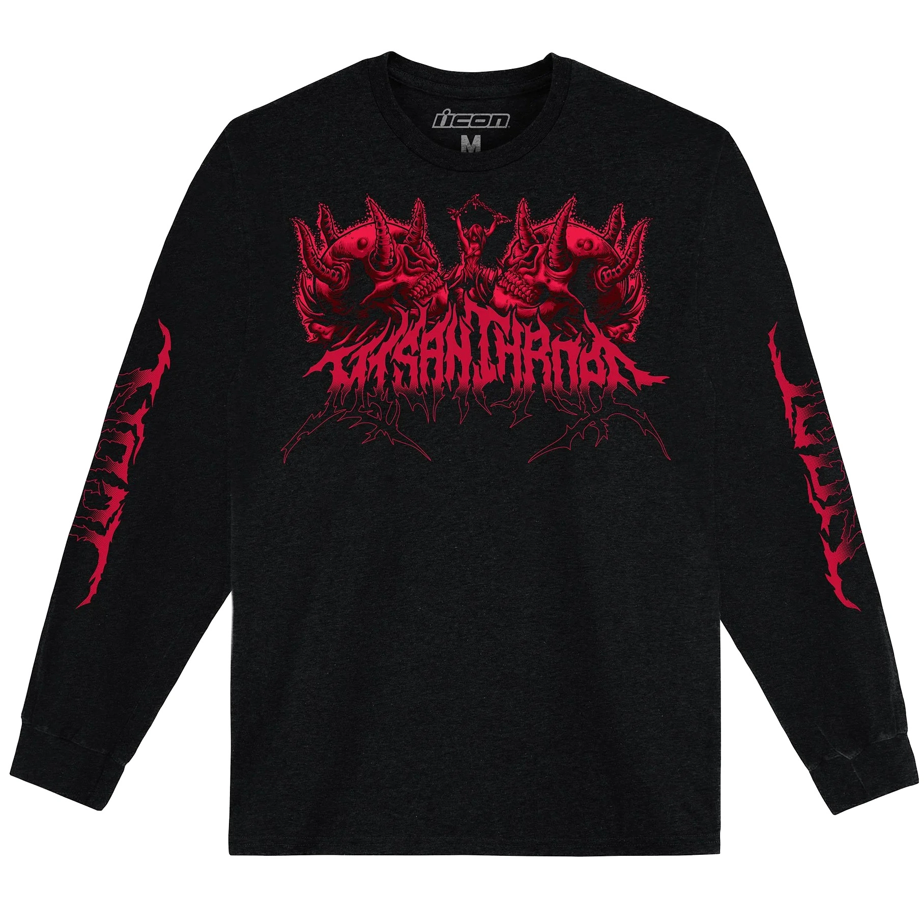 Icon Icon Misanthrope Long-Sleeve T-Shirt - Black
