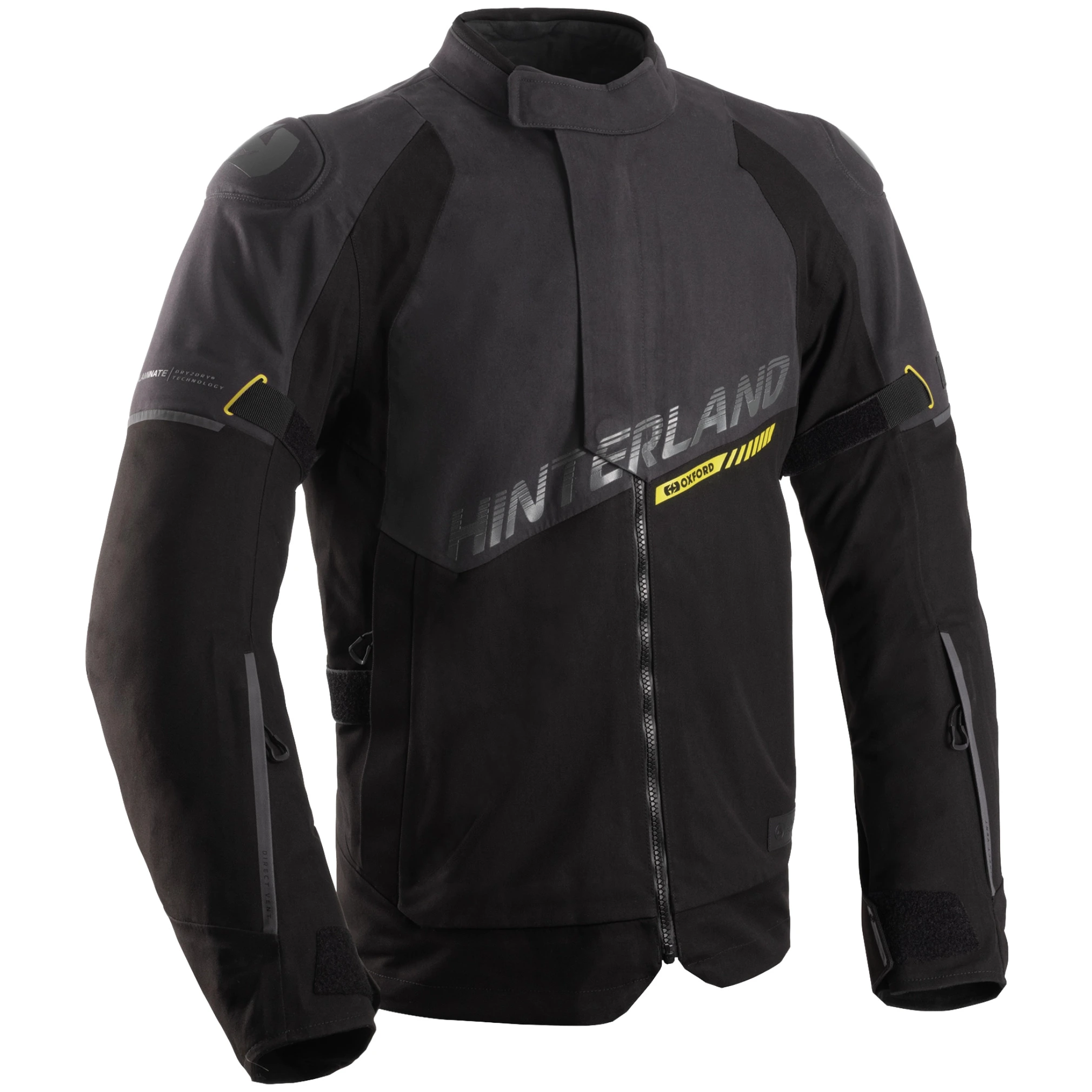 Oxford Clothing Oxford Hinterland 2.0 Textile Jacket - Black / Grey / Fluo