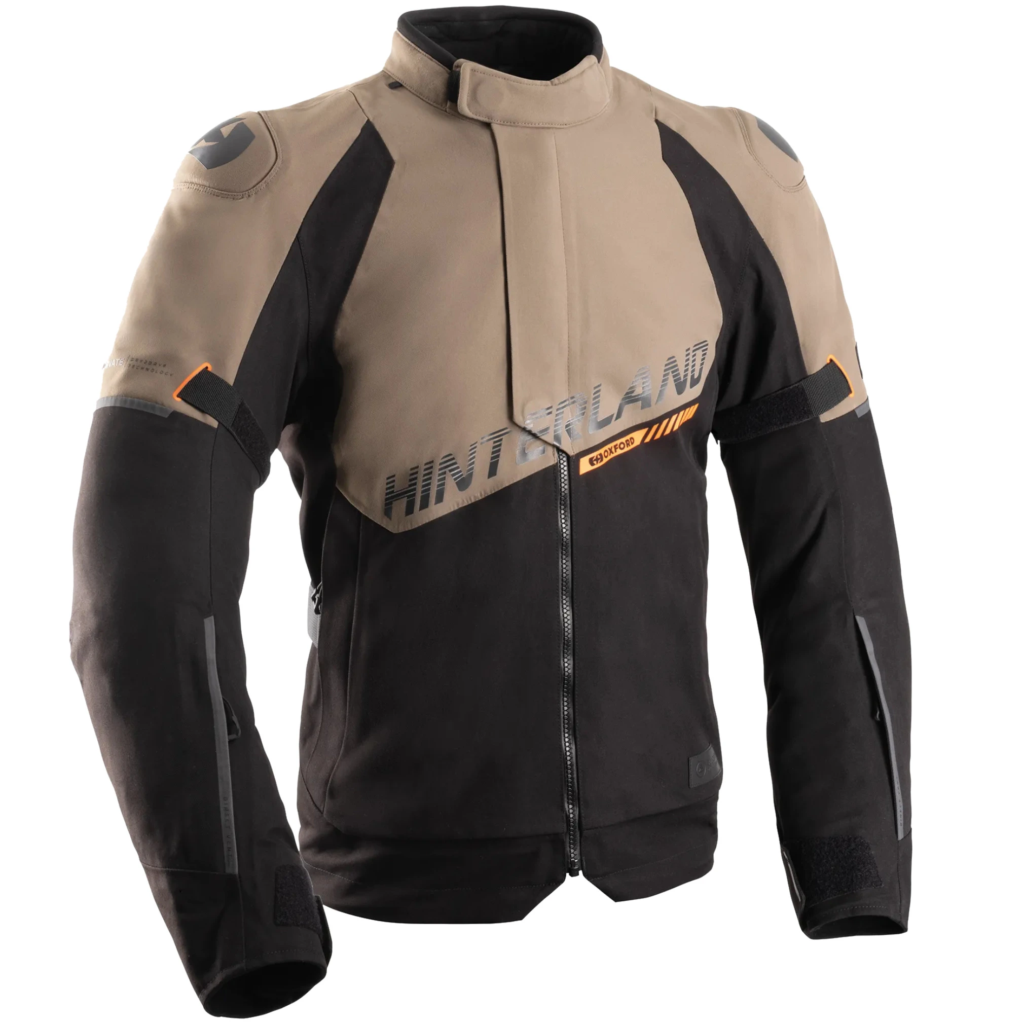 Oxford Clothing Oxford Hinterland 2.0 Textile Jacket - Desert / Black / Orange