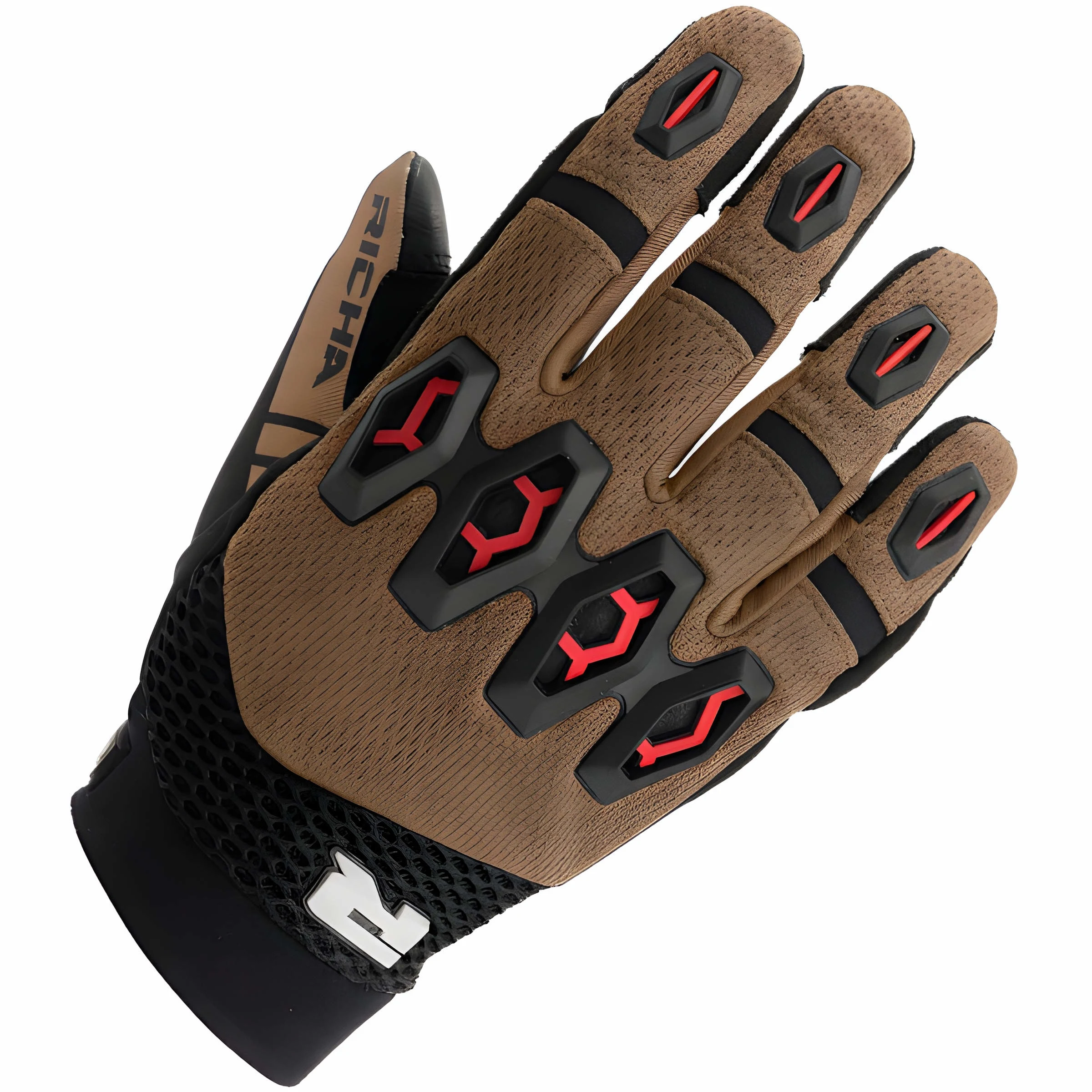 Richa Richa R-MX Gloves - Brown / Red