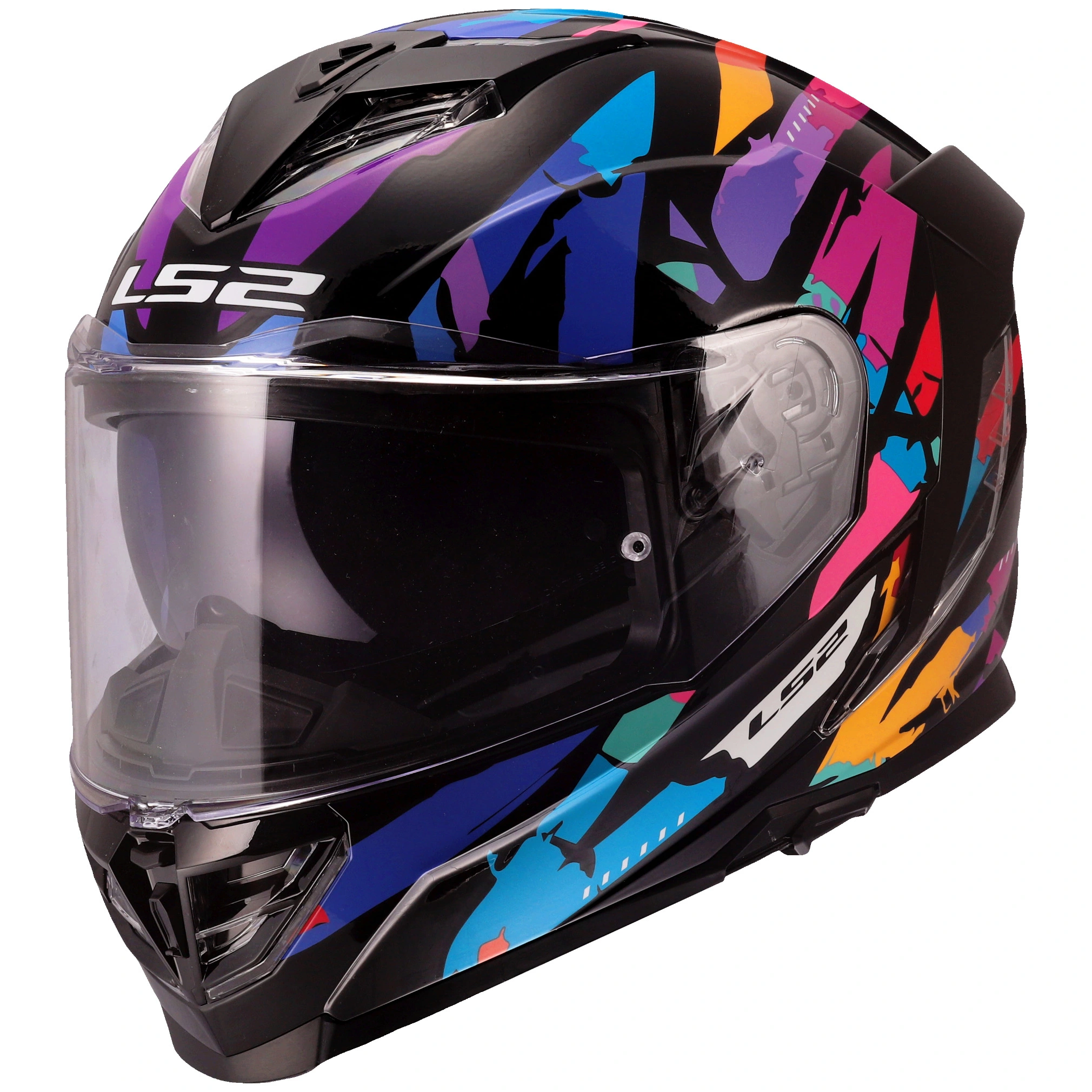 LS2 LS2 Storm III - Kaos Black / Purple / Blue