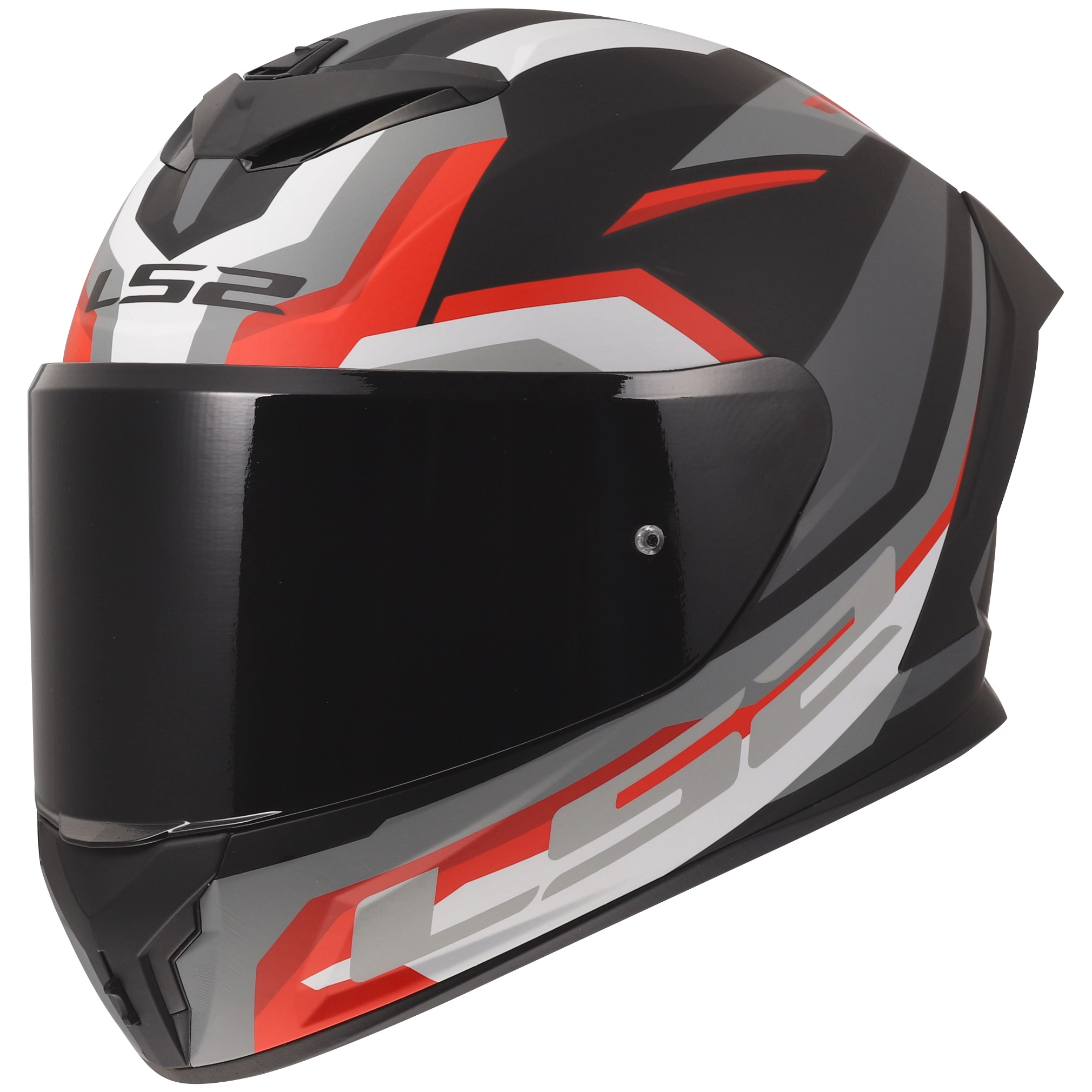 LS2 LS2 Rapid III - Hyper Black / Red