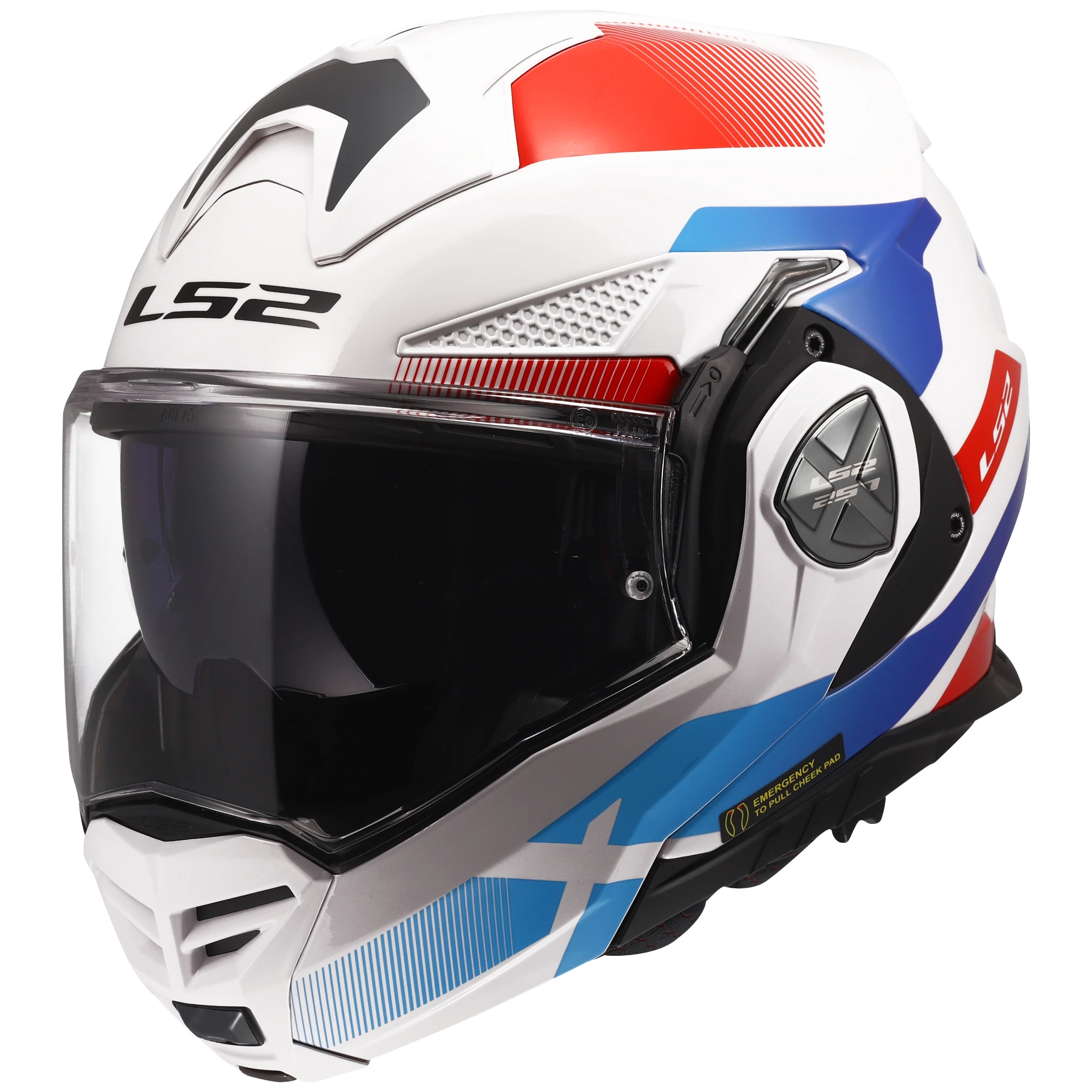 LS2 LS2 Advant X - Nova White / Blue / Red