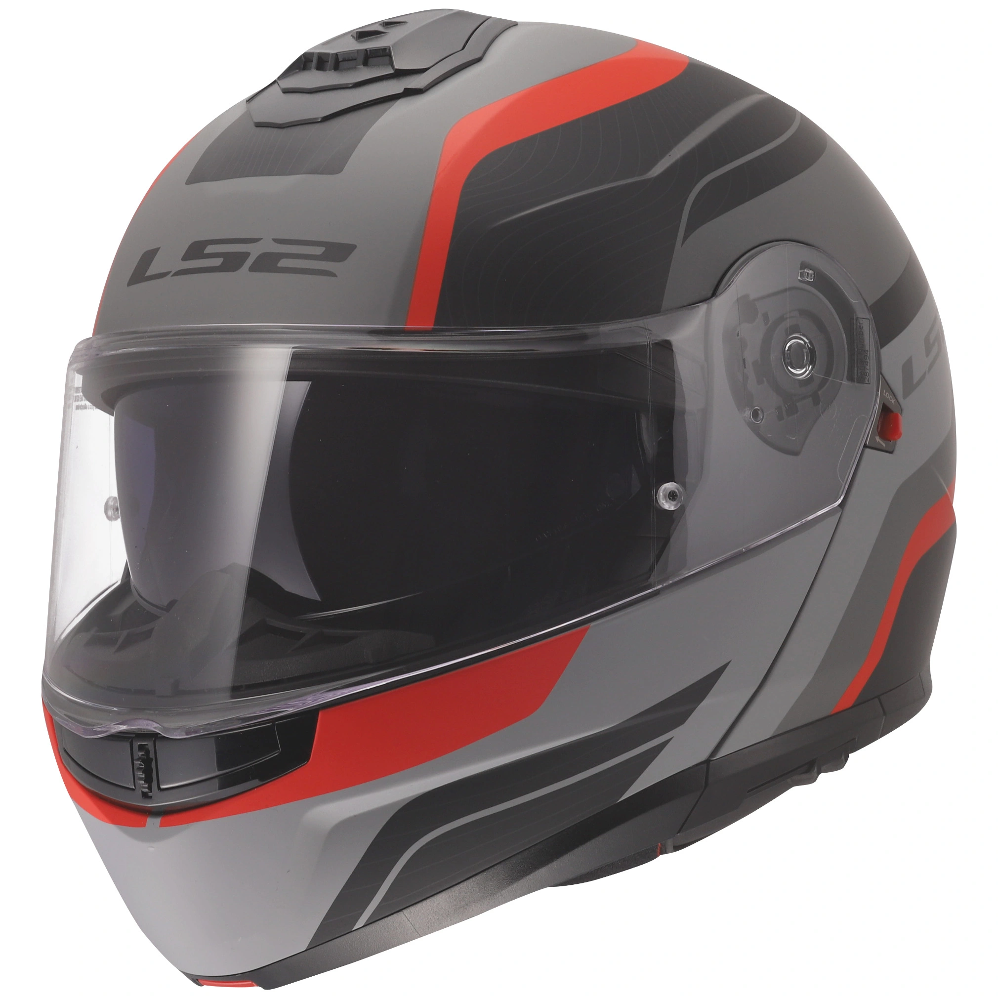 LS2 LS2 Strobe II - Monza Matt Black / Grey / Red
