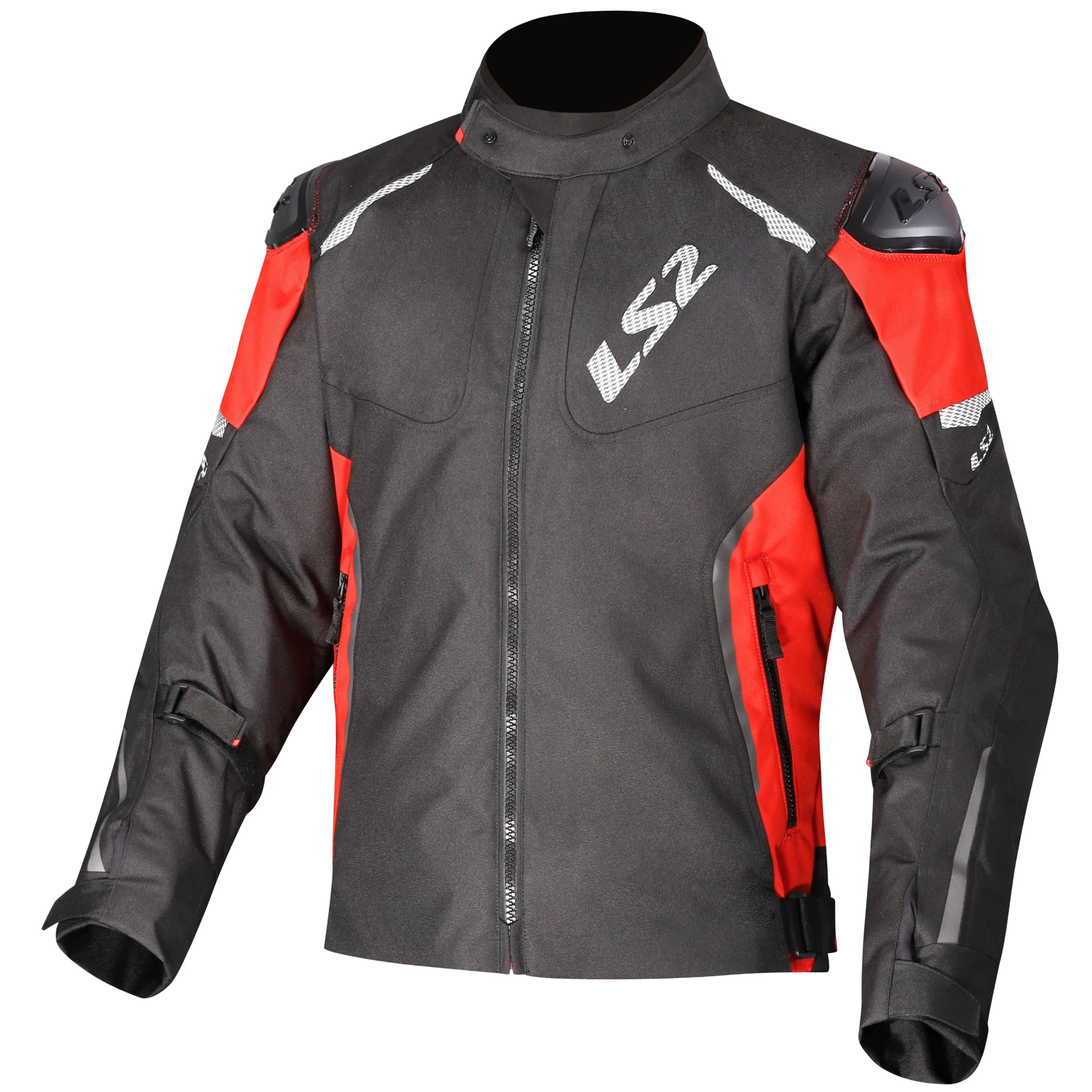 LS2 LS2 Zoom Textile Jacket - Black / Red
