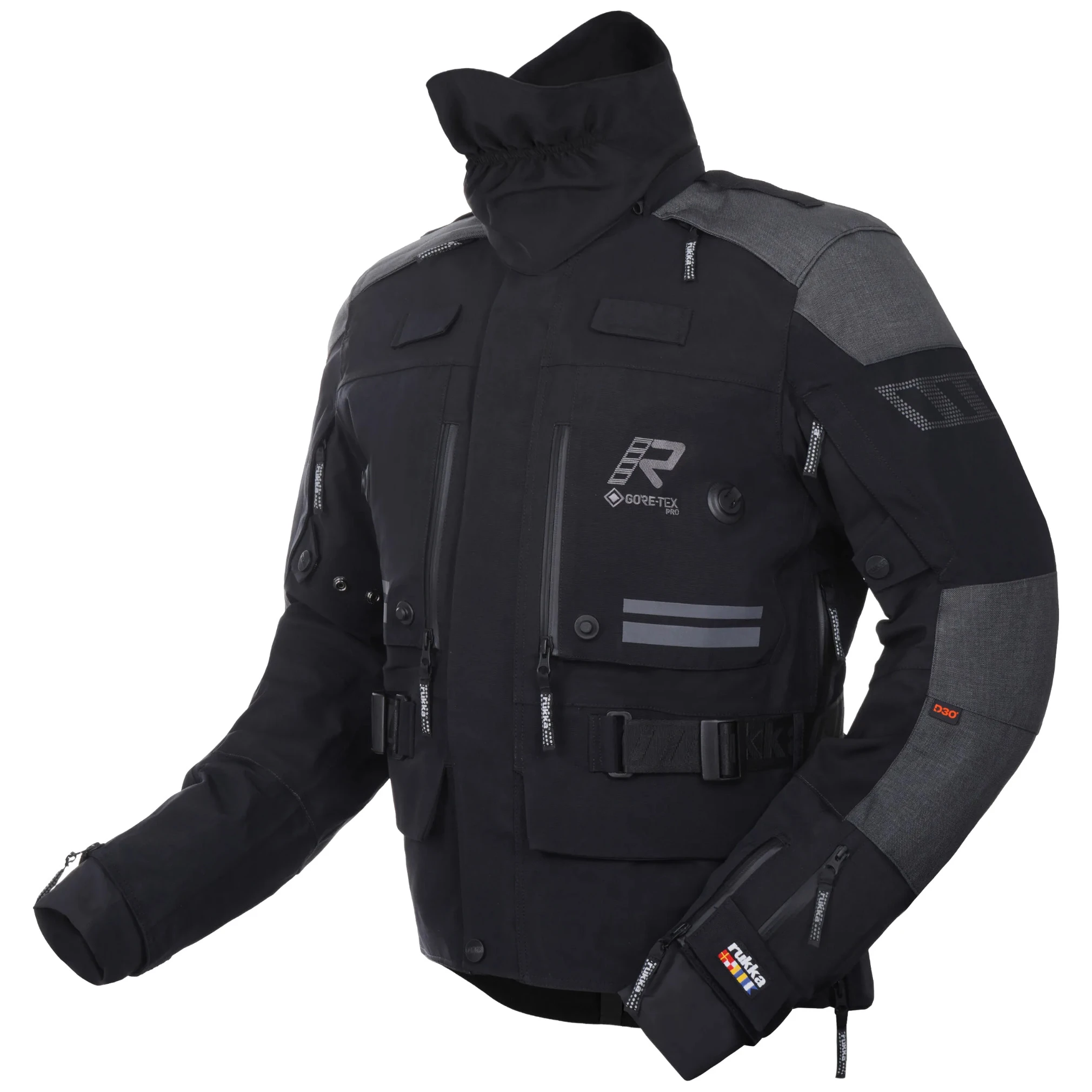 Rukka Rukka Explore-R 2.0 Textile Jacket - Black / Grey