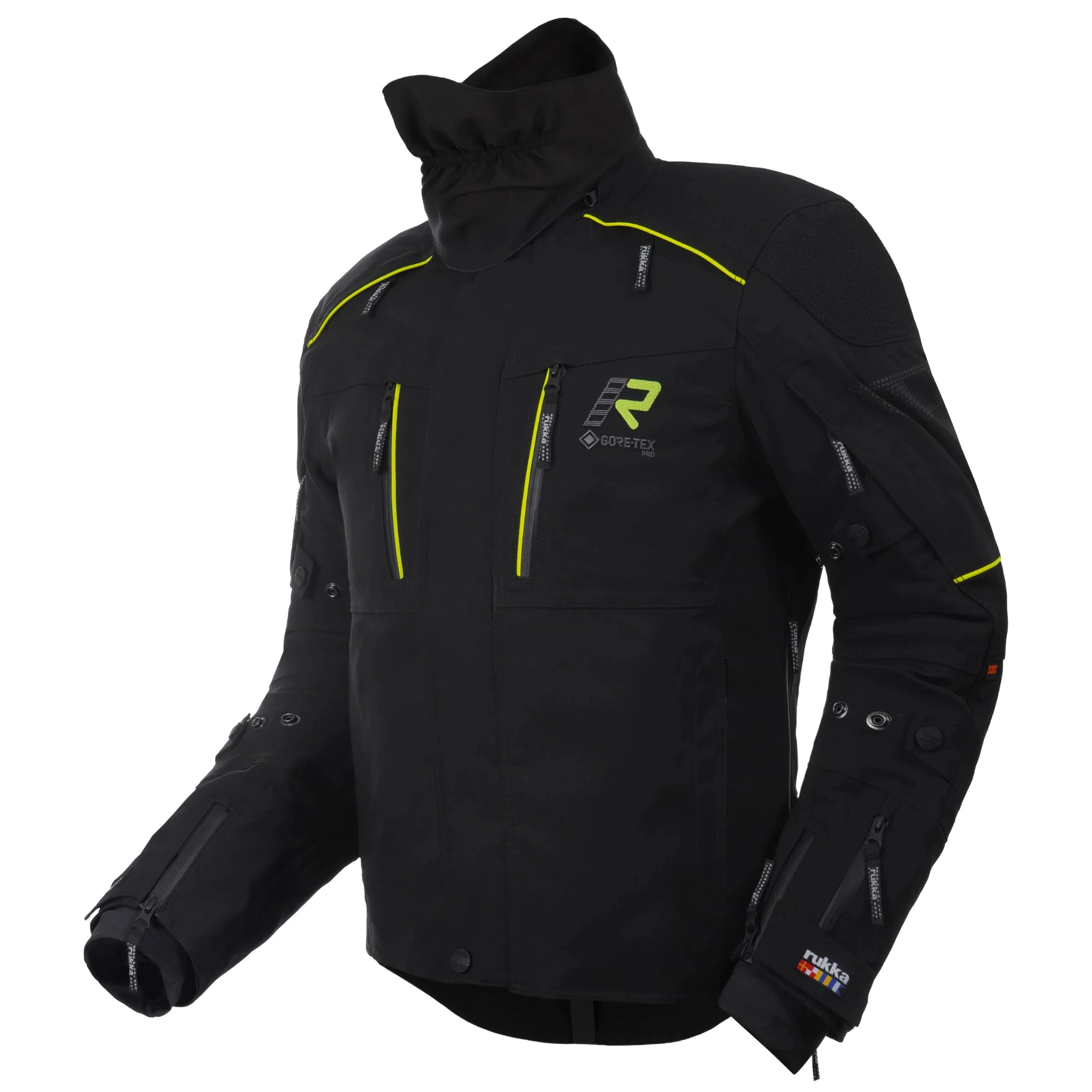 Rukka Rukka Nivala 3.0 Gore-Tex Textile Jacket - Black / Yellow