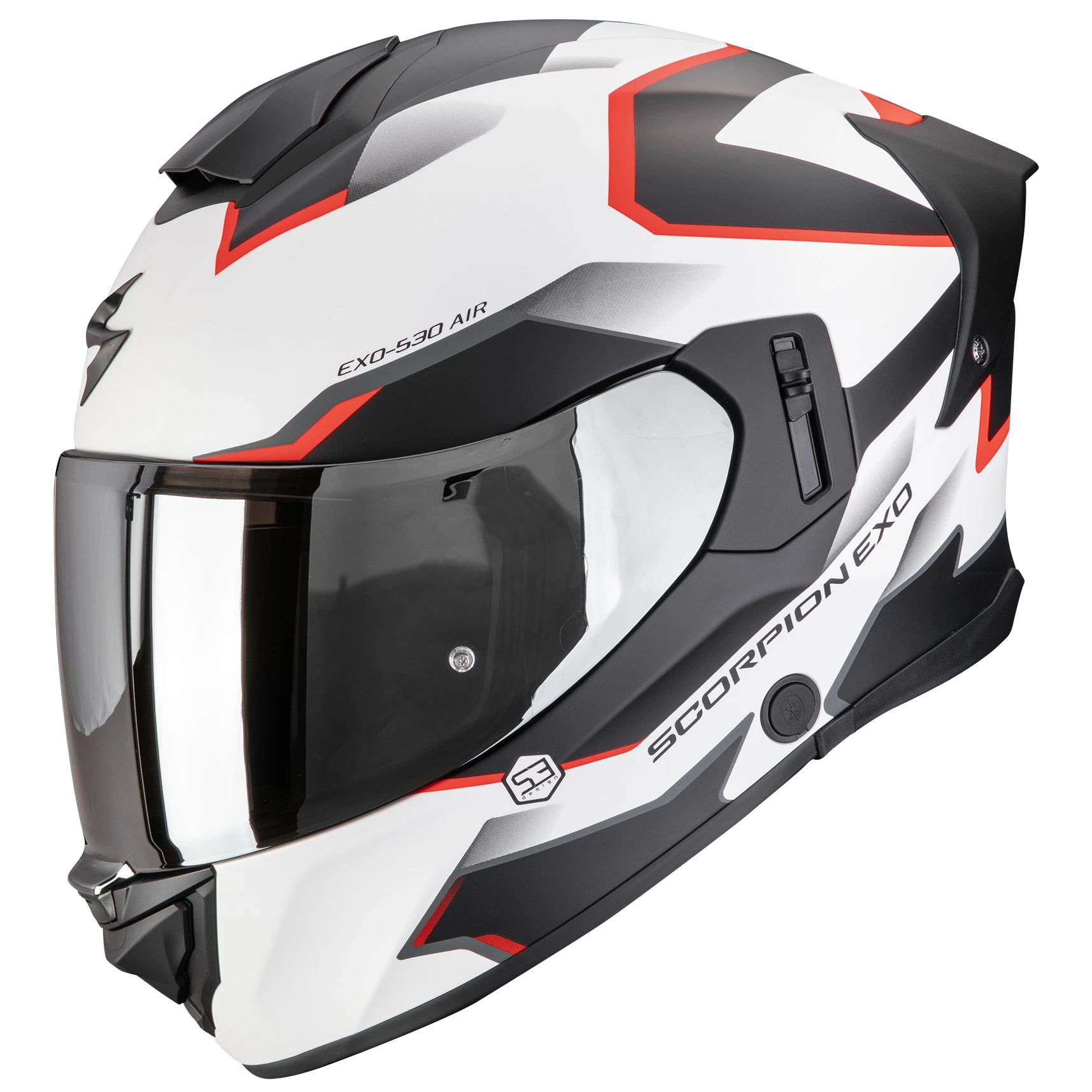 Scorpion Scorpion Exo 530 Air - Clip Matt White / Black / Red