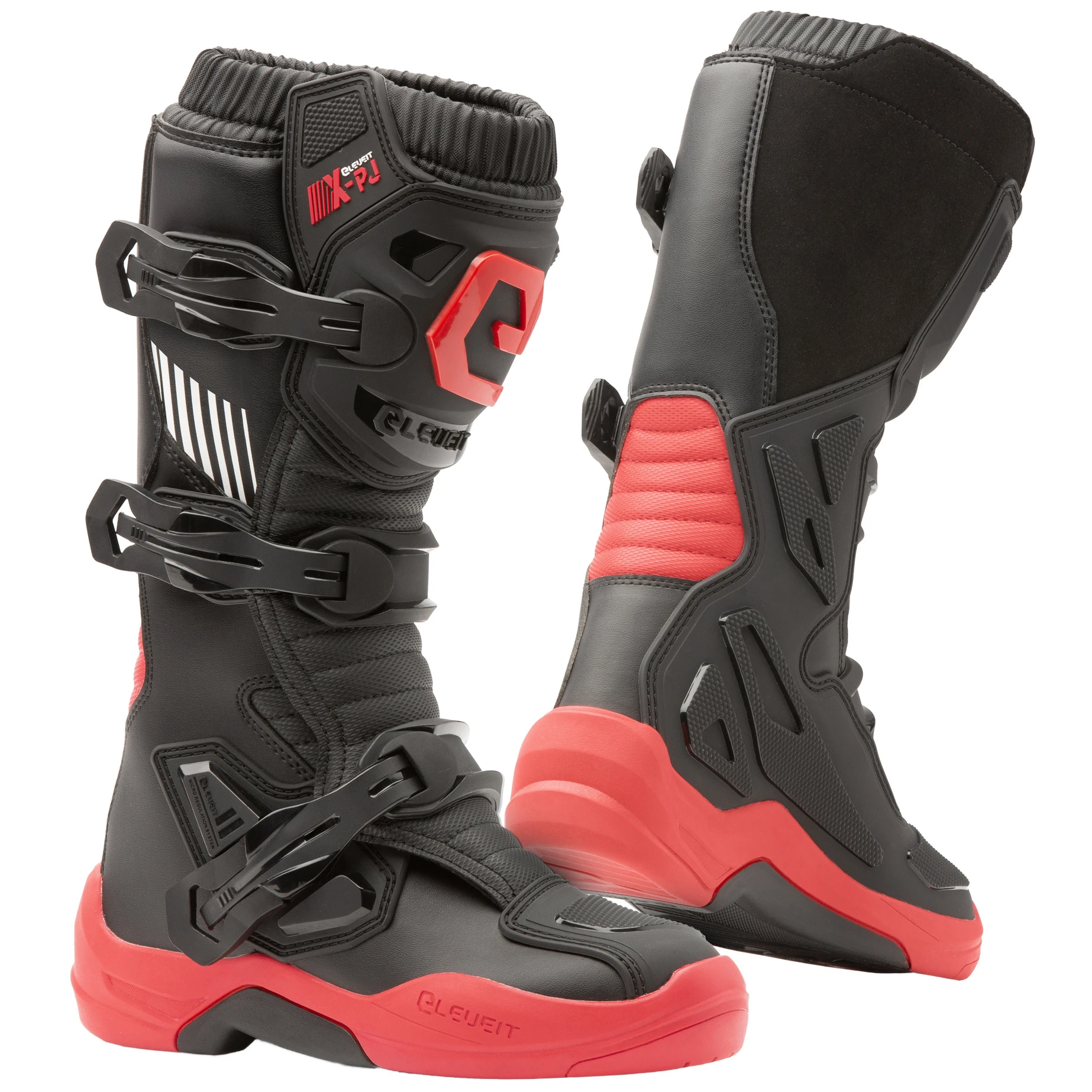 Eleveit Eleveit X Peak Junior Off-Road Boots - Black / Red
