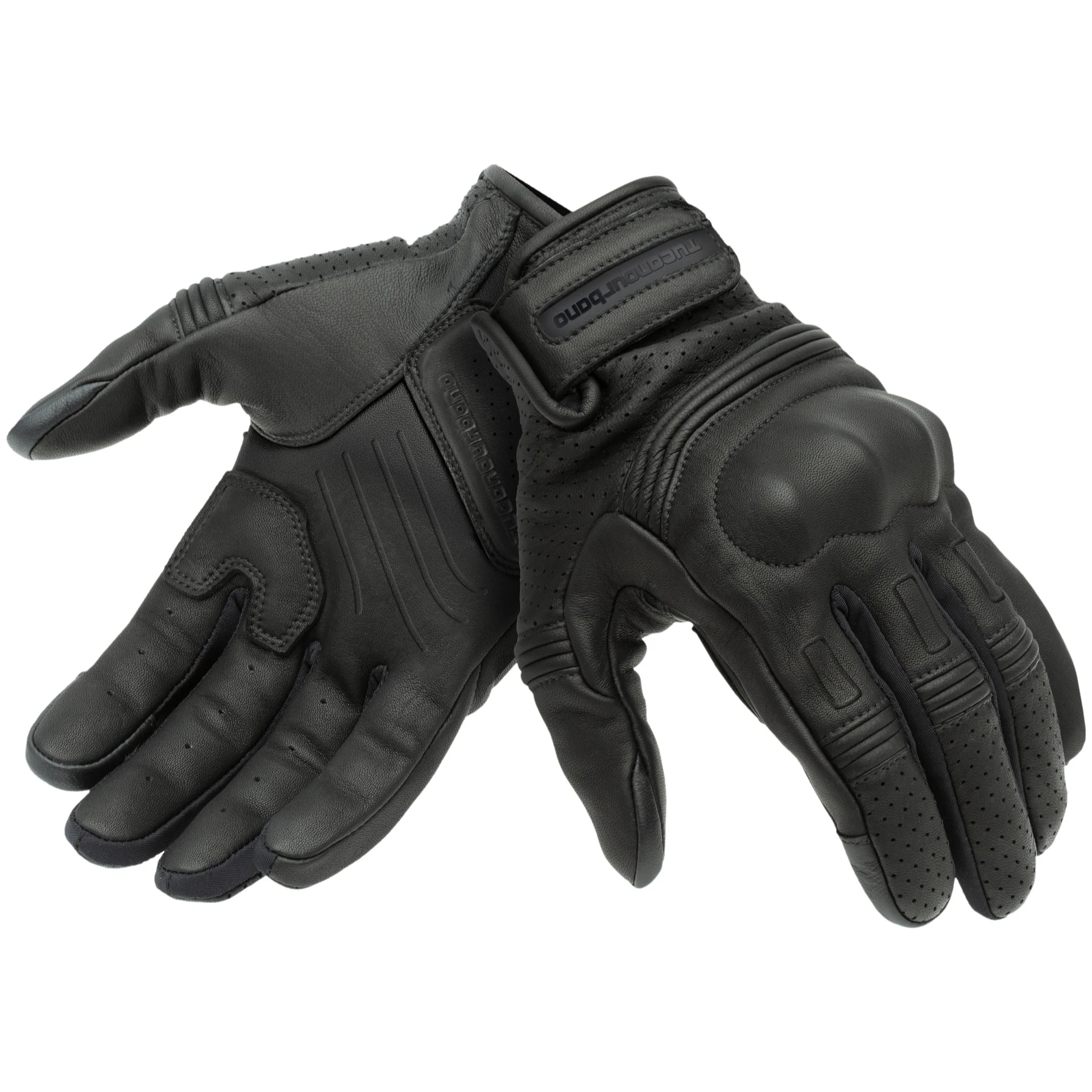 Tucano Urbano Tucano Urbano Supergig Leather Gloves - Black