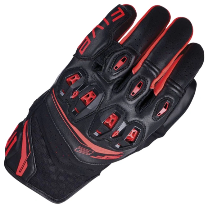Five Five SF2 Evo Gloves - Black / Fluo Red