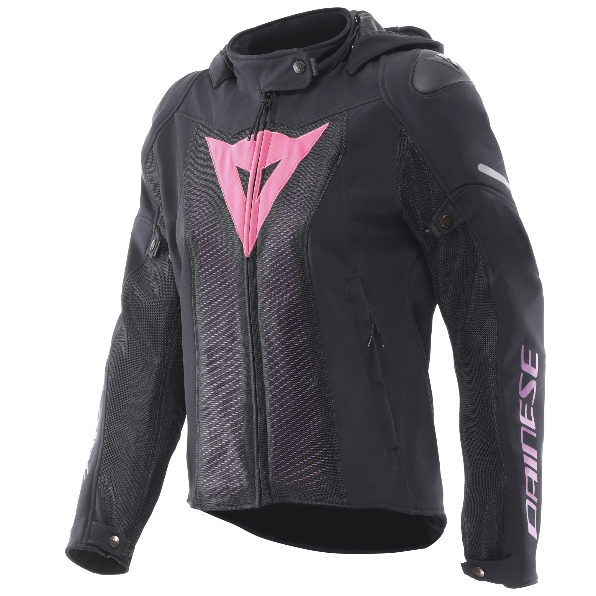 Dainese Dainese Ladies Super Sprint Air Textile Jacket - Black / Pink / Violet