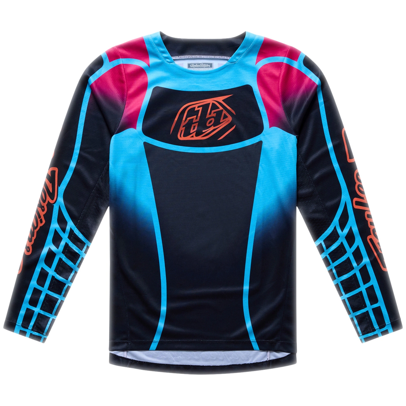 Troy Lee Designs Troy Lee Designs Youth GP Pro Jersey - Framework Black / Cyan