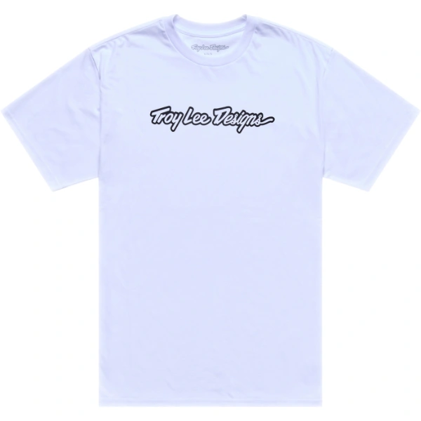 Troy Lee Designs Troy Lee Designs T-Shirt - Signature White / Black