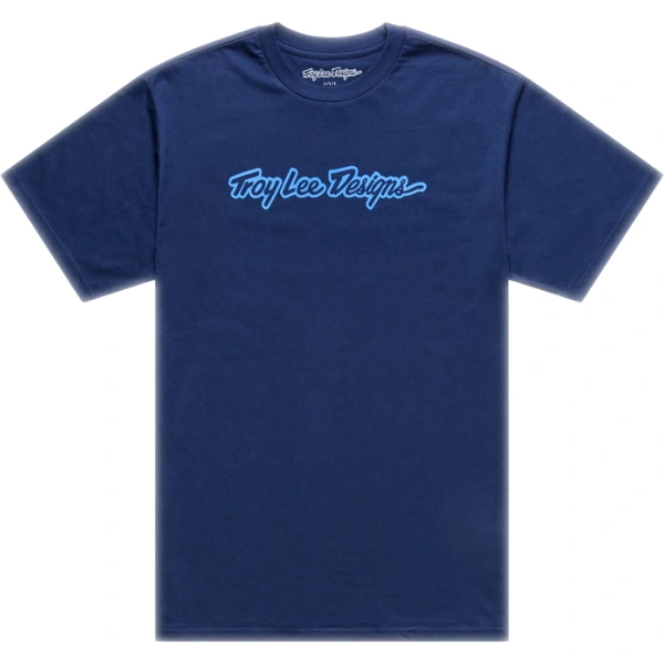 Troy Lee Designs Troy Lee Designs T-Shirt - Signature Navy / Aero Blue