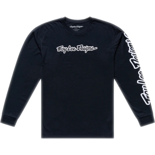 Troy Lee Designs Troy Lee Designs Long Sleeve T-Shirt - Signature Black