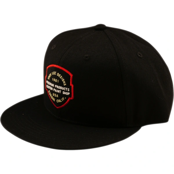 Troy Lee Designs Troy Lee Designs Flat Bill Snapback Cap - Imprint Black