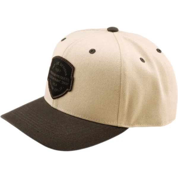 Troy Lee Designs Troy Lee Designs Curved Snapback Cap - Imprint Pumice / Black