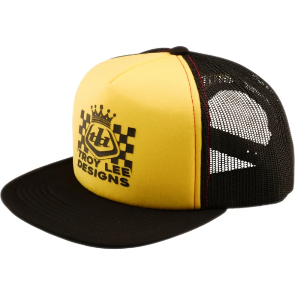 Troy Lee Designs Troy Lee Designs Trucker Snapback Cap - Friday Night Black / Gold