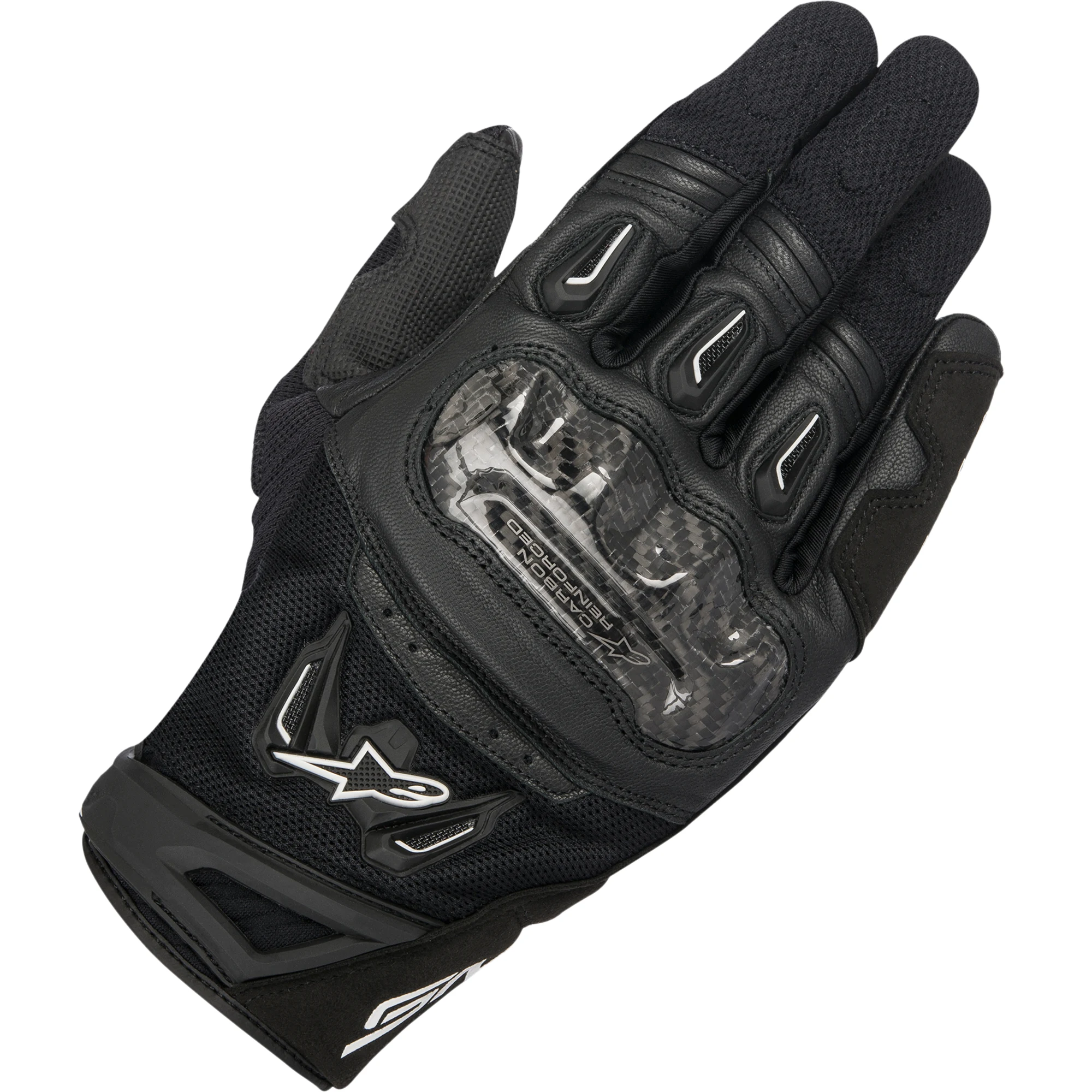 Alpinestars Alpinestars SMX-2 Air Carbon V2 Leather Gloves - Black