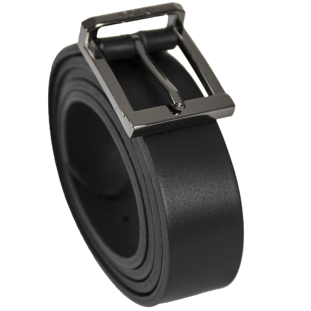 Knox Knox Mens Leather Belt - Black