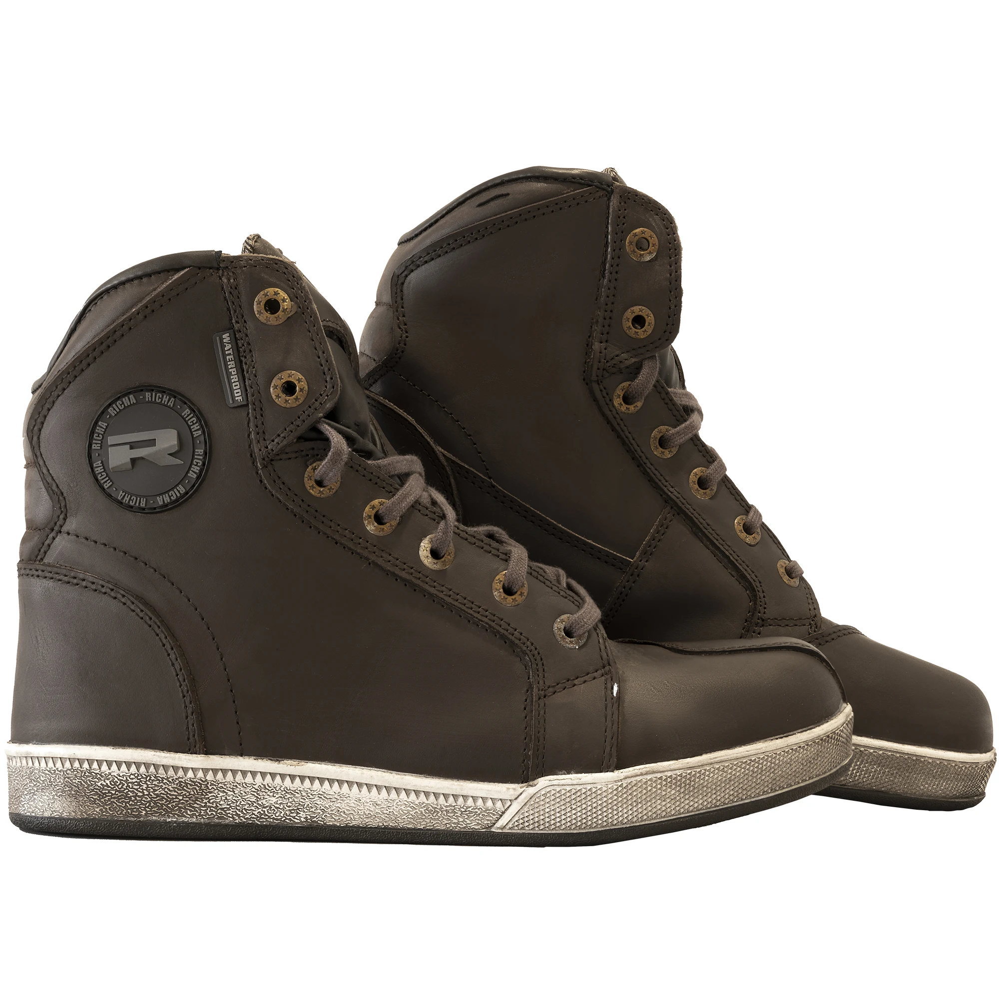 Richa Richa Krazy Horse Leather Boots - Brown