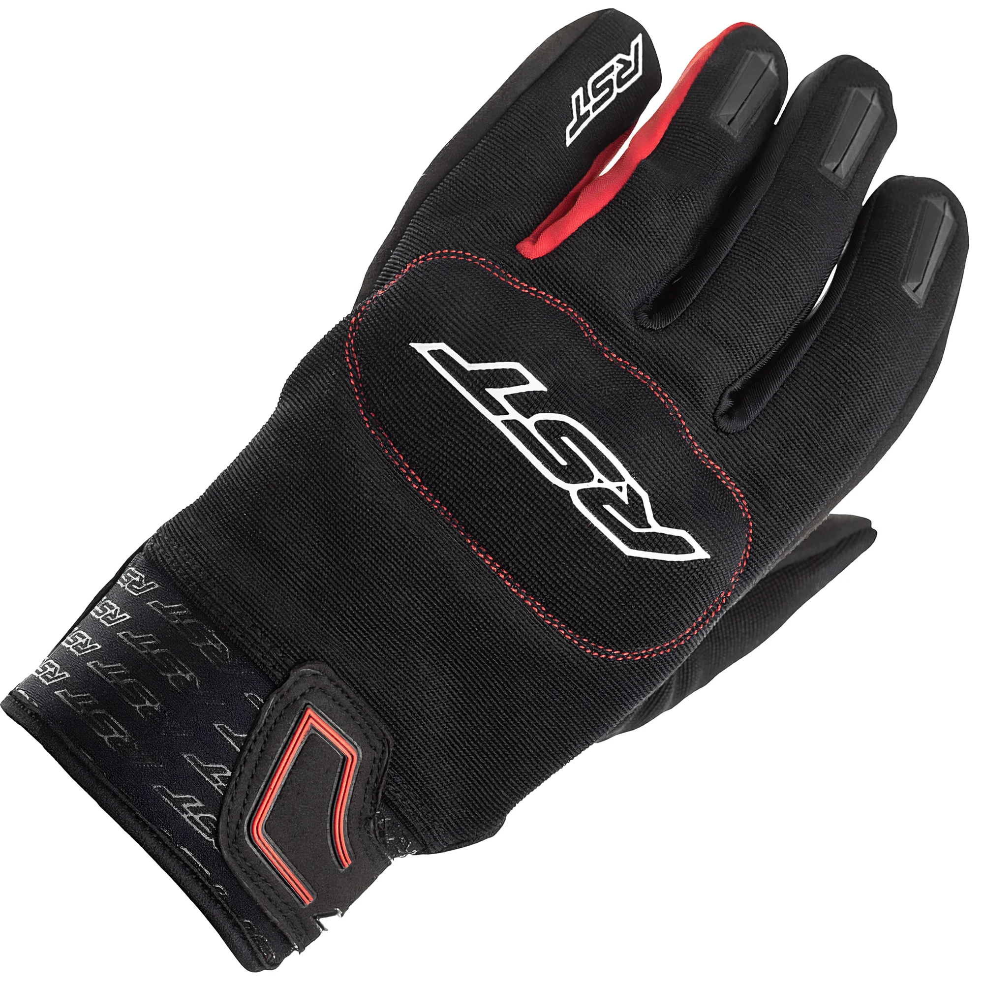RST RST Rider CE Textile Gloves - Black / Red