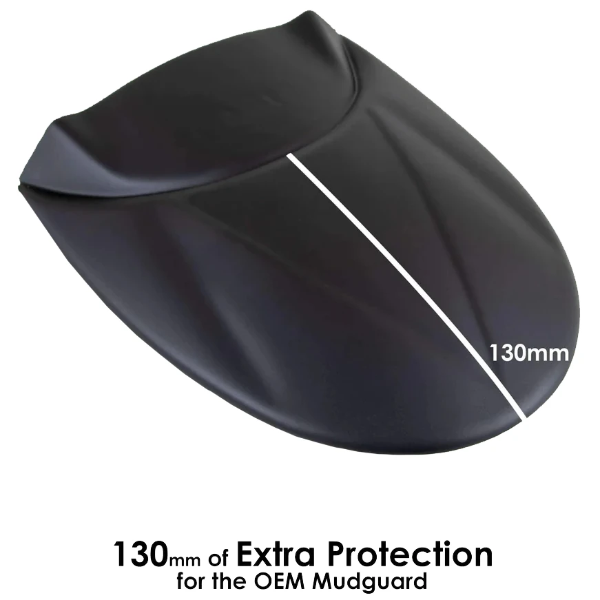 Pyramid Pyramid Hugger Extension Black - Triumph Street Triple 765 R / RS / S (17>)